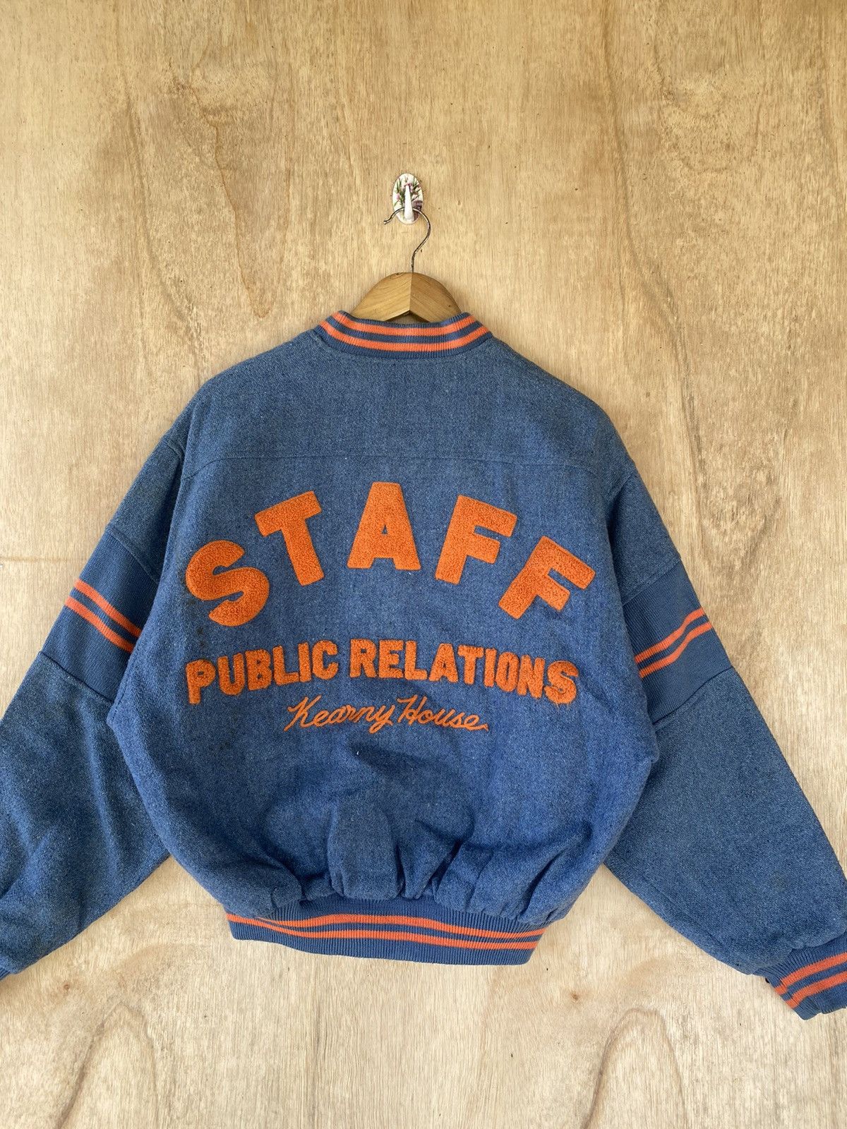 Vintage 🔥SALE🔥VINTAGE 70S KEARNEY HOUSE WOOL VARSITY JACKET Size US M / EU 48-50 / 2 - 6 Thumbnail