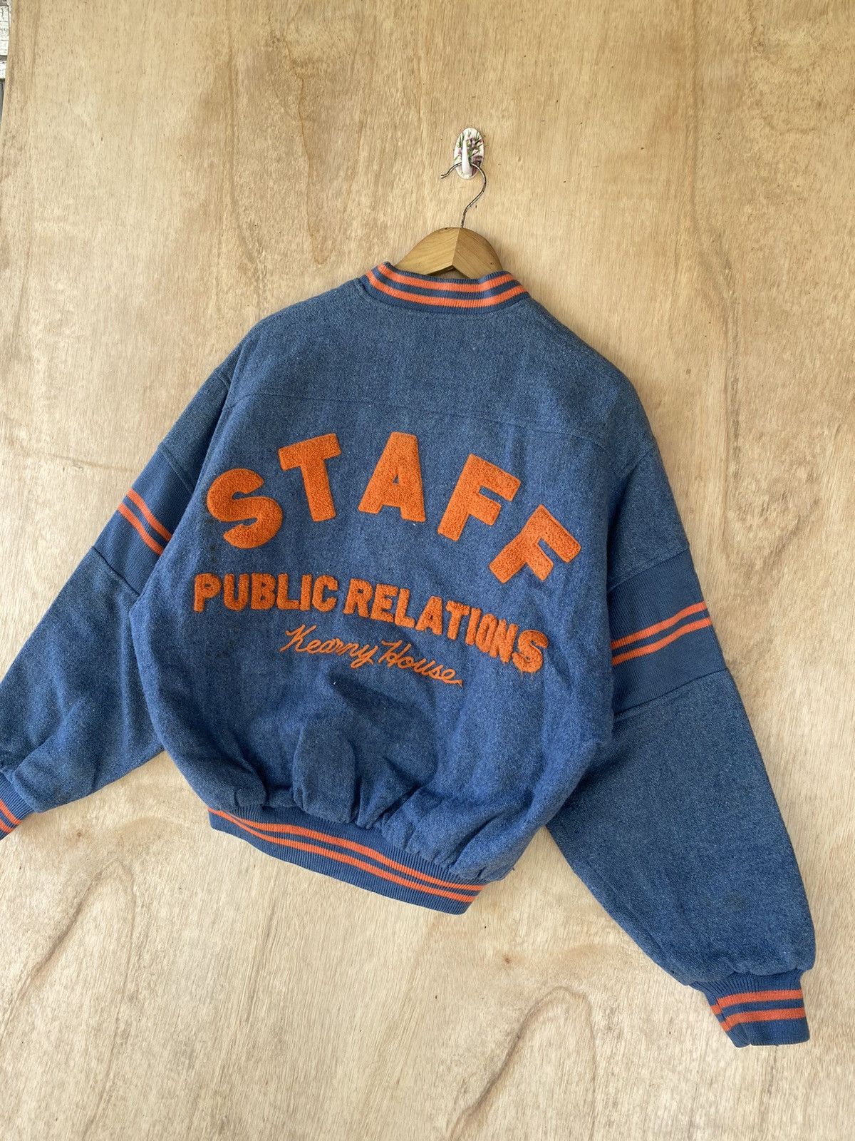Vintage 🔥SALE🔥VINTAGE 70S KEARNEY HOUSE WOOL VARSITY JACKET Size US M / EU 48-50 / 2 - 5 Thumbnail