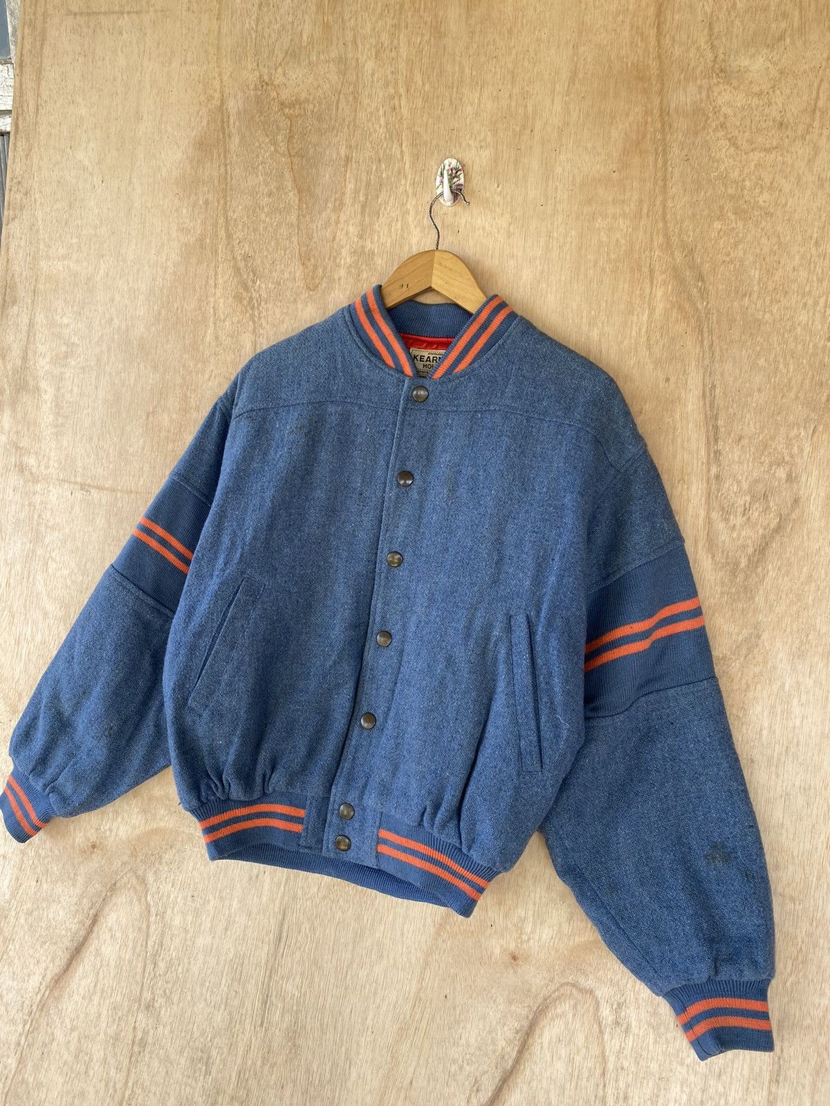 Vintage 🔥SALE🔥VINTAGE 70S KEARNEY HOUSE WOOL VARSITY JACKET Size US M / EU 48-50 / 2 - 7 Thumbnail