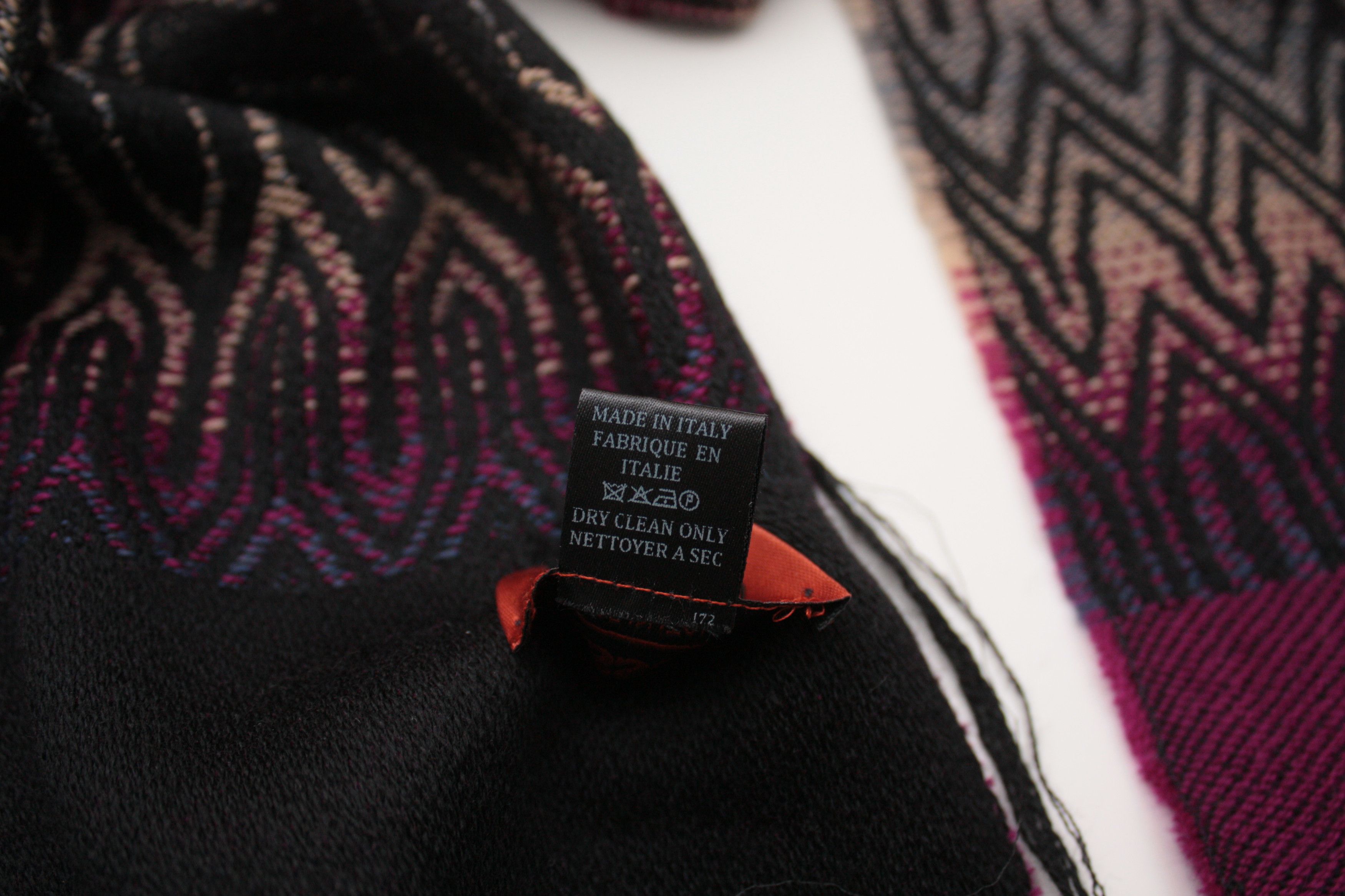 Missoni Missoni Abstract Wool Scarf Made In Italy Size ONE SIZE - 4 Thumbnail