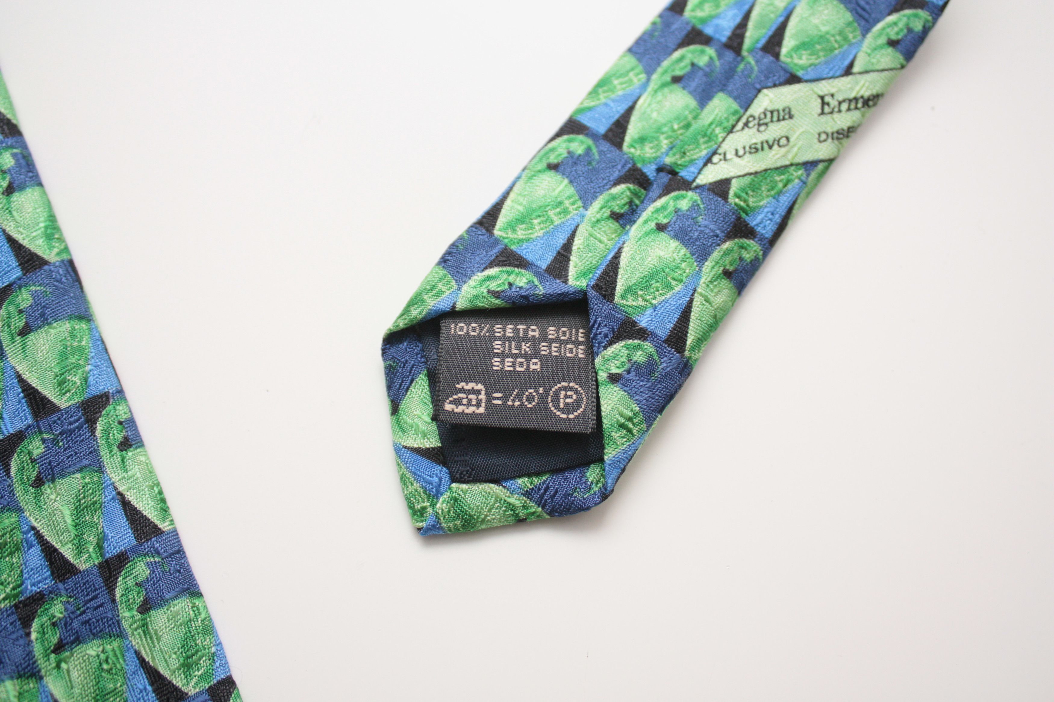 Ermenegildo Zegna Ermenegildo Zegna Silk Tie Made In Italy Size ONE SIZE - 3 Thumbnail