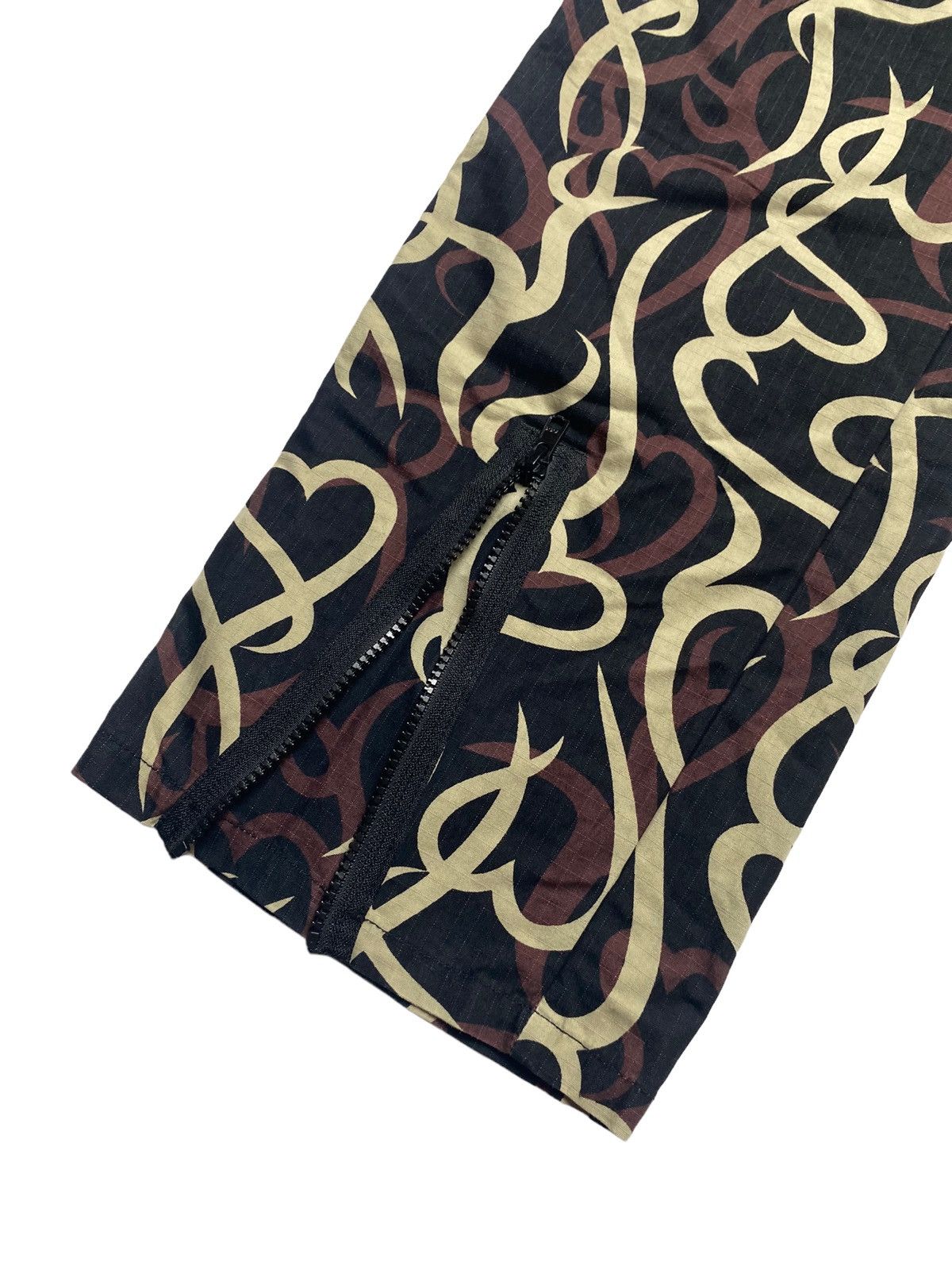 20471120 2000s X-Girl - Tribal Camo Like Number Nine - Nylon Pants Size US 29 - 6 Thumbnail