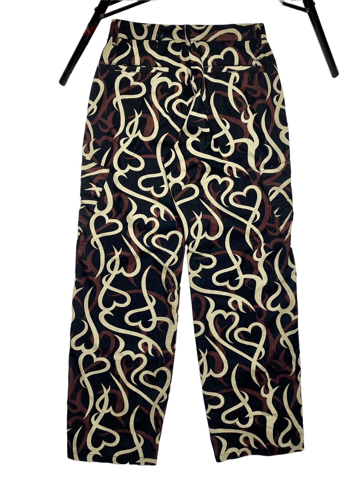 20471120 2000s X-Girl - Tribal Camo Like Number Nine - Nylon Pants Size US 29 - 2 Thumbnail