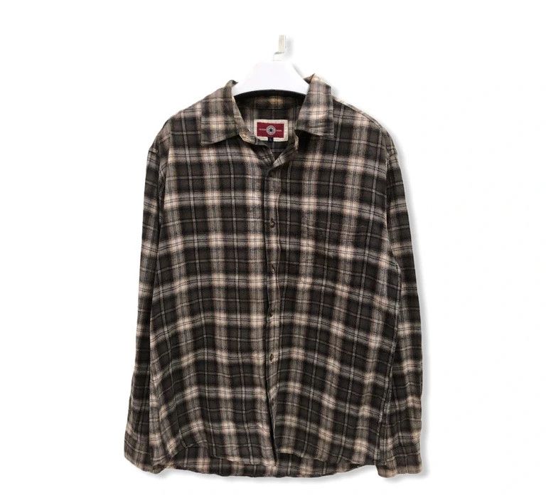image of Vintage Converse Plaid Tartan Flannel Shirt, Men's (Size Medium)
