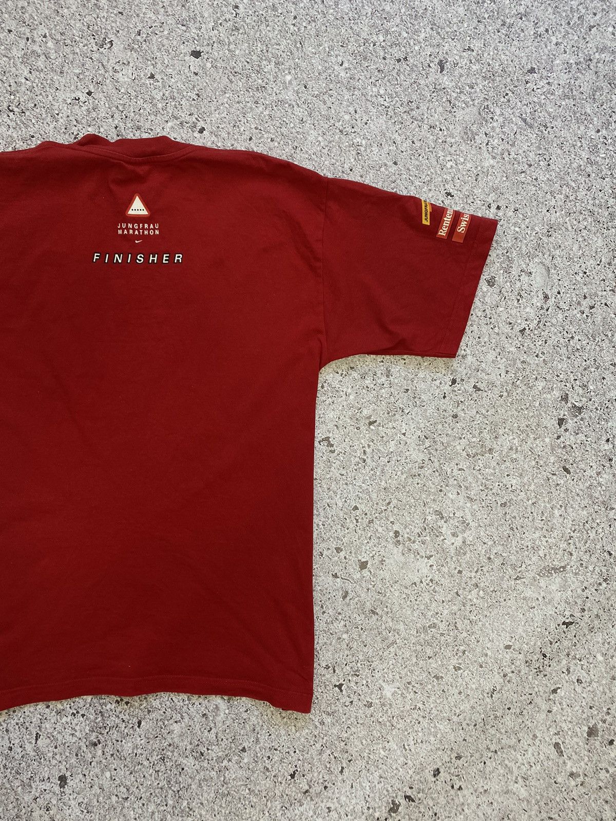 Nike × Vintage 🧗 Rare Vintage 1999 Nike Jungfrau Marathon T-shirt Outdoor Size US L / EU 52-54 / 3 - 6 Thumbnail