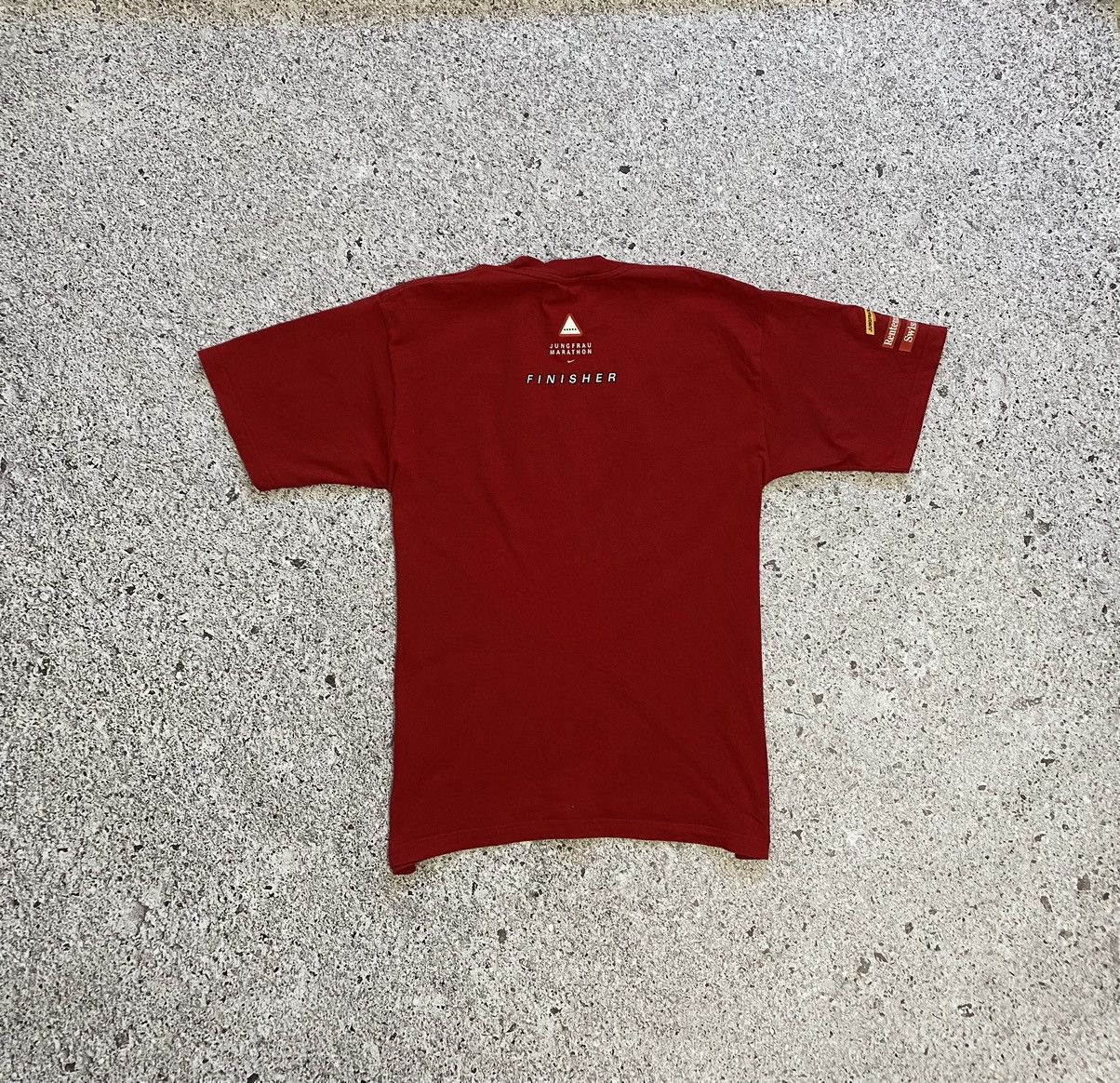 Nike × Vintage 🧗 Rare Vintage 1999 Nike Jungfrau Marathon T-shirt Outdoor Size US L / EU 52-54 / 3 - 4 Thumbnail