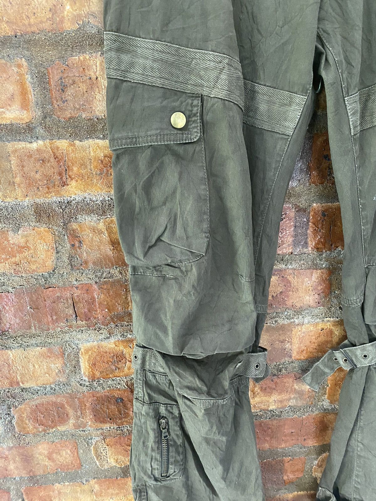 Japanese Brand × Kiminori Morishita × Tete Homme Vtg Tete Homme By kiminori Era Bondage parachute flare Size US 31 - 9 Thumbnail