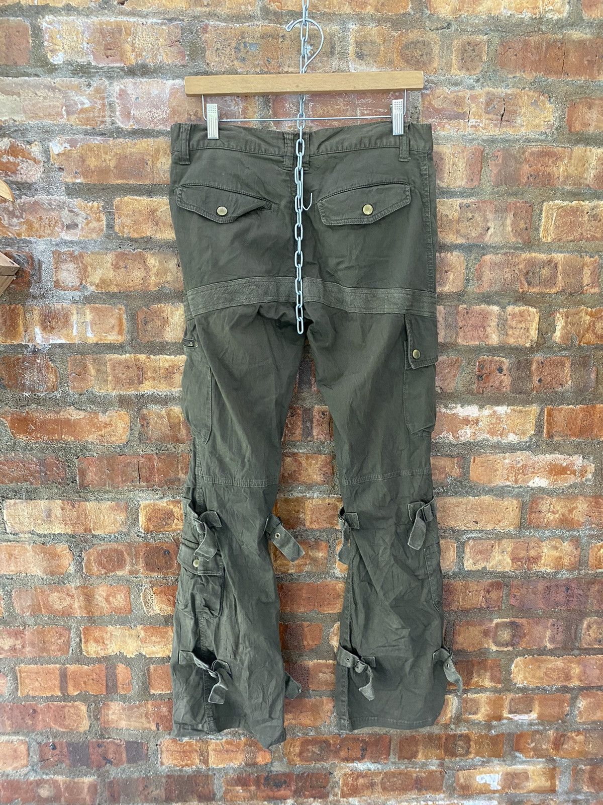 Japanese Brand × Kiminori Morishita × Tete Homme Vtg Tete Homme By kiminori Era Bondage parachute flare Size US 31 - 12 Thumbnail