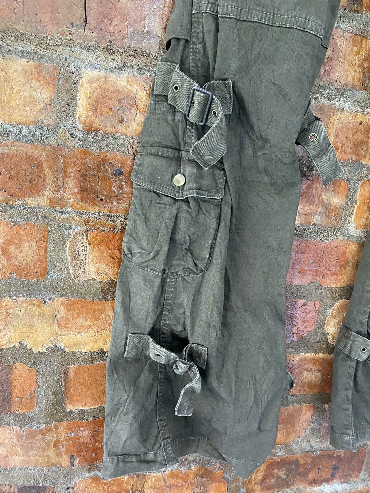 Japanese Brand × Kiminori Morishita × Tete Homme Vtg Tete Homme By kiminori Era Bondage parachute flare Size US 31 - 16 Thumbnail