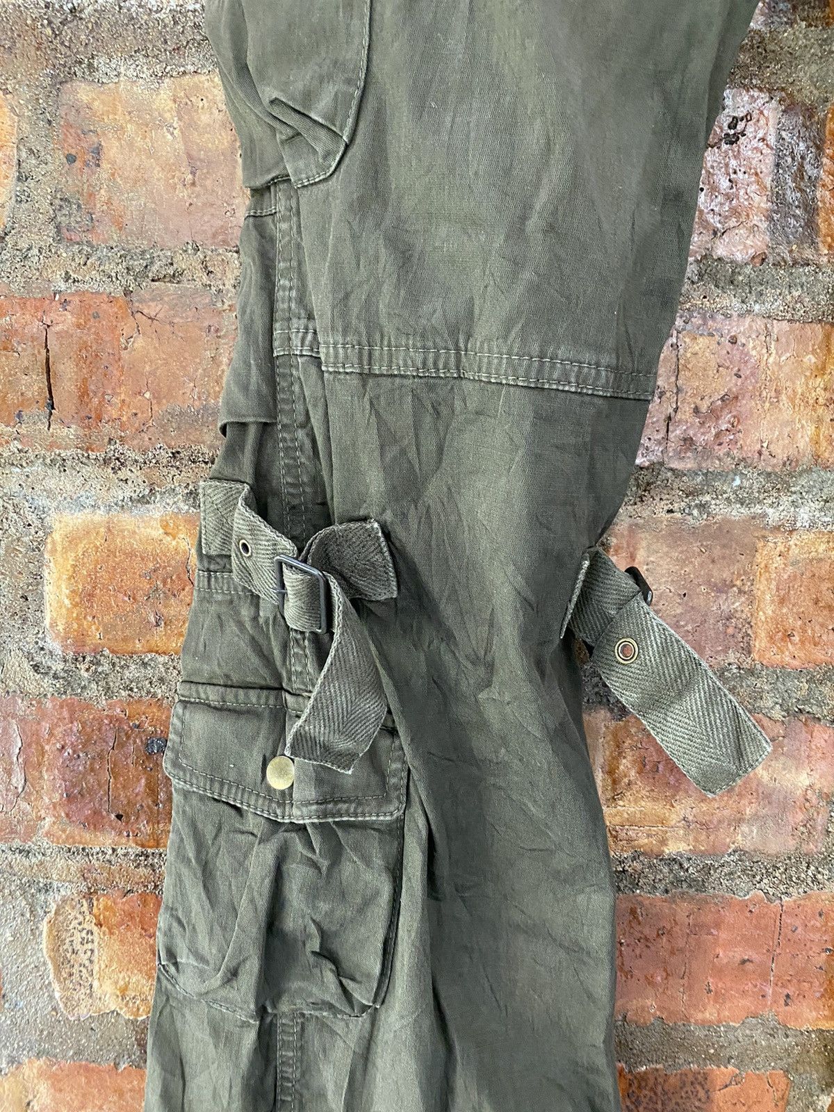 Japanese Brand × Kiminori Morishita × Tete Homme Vtg Tete Homme By kiminori Era Bondage parachute flare Size US 31 - 17 Thumbnail