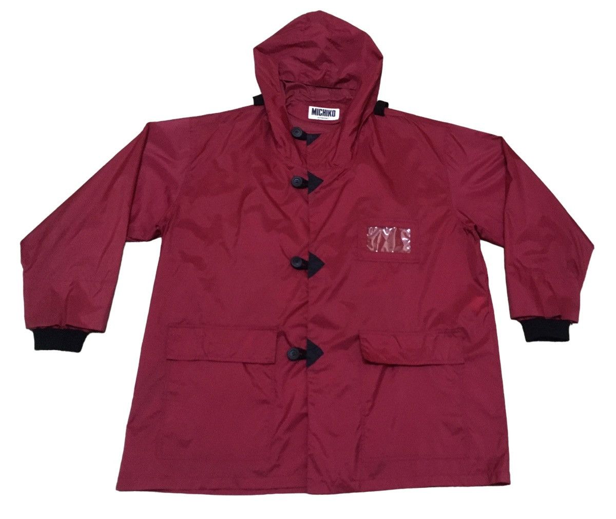If Six Was Nine × Michiko Koshino London Rare Design Vintage Brand Michiko Koshino Windbreaker 1990s Size US M / EU 48-50 / 2 - 2 Thumbnail
