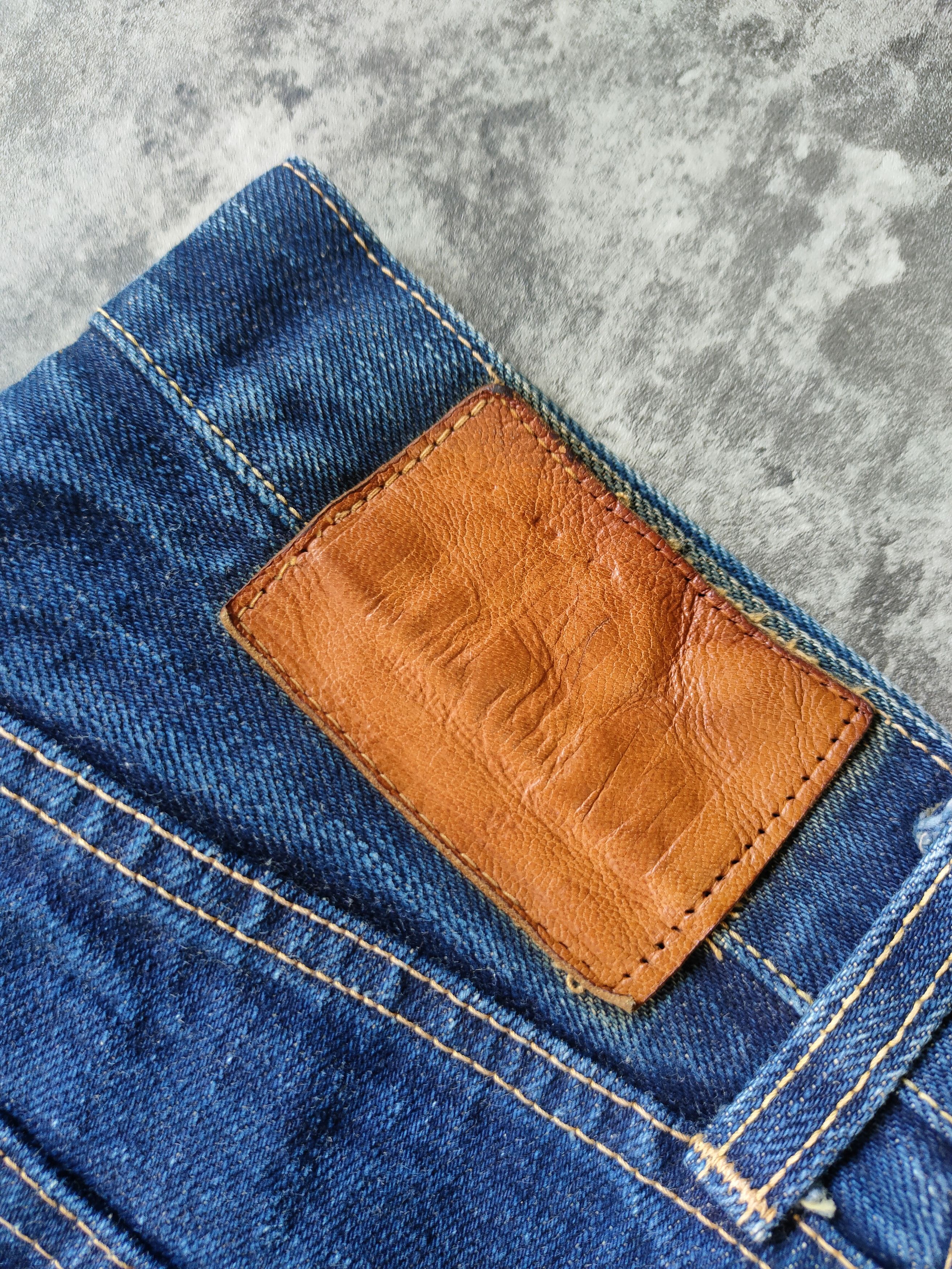 Blue Blue Japan × HOLLYWOOD RANCH MARKET × Japanese Brand HR Market Jeans Red Selvedge Size US 28 / EU 44 - 8 Thumbnail