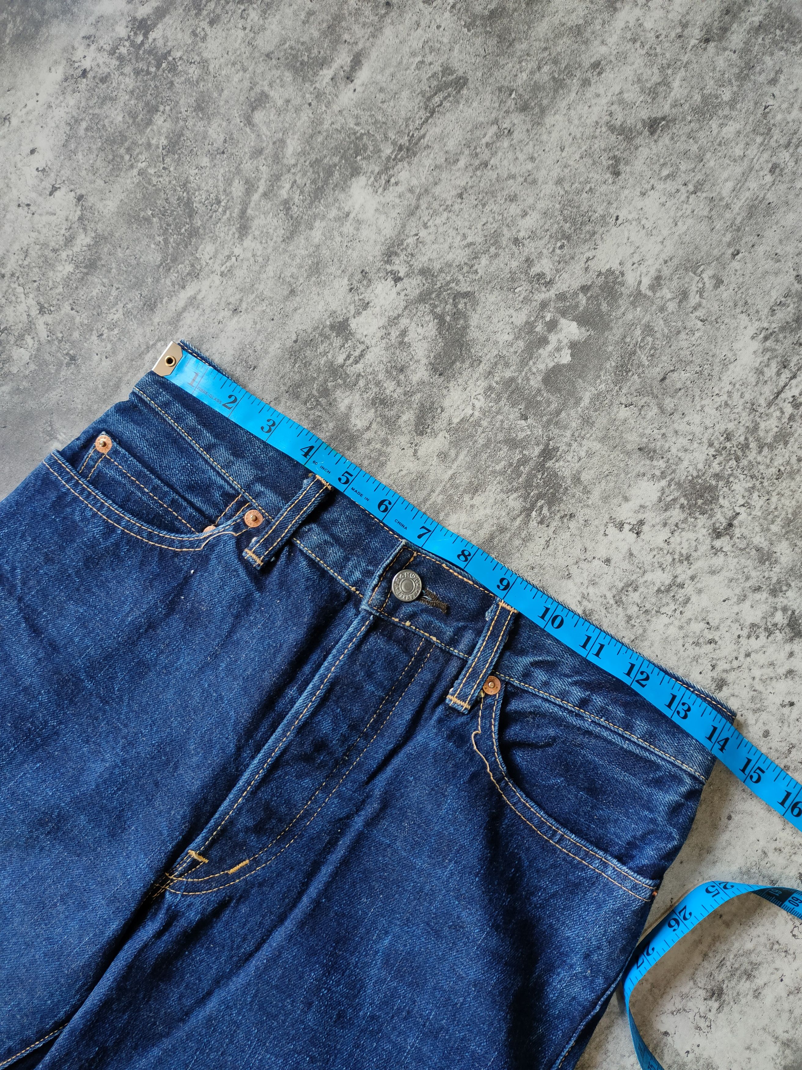 Blue Blue Japan × HOLLYWOOD RANCH MARKET × Japanese Brand HR Market Jeans Red Selvedge Size US 28 / EU 44 - 18 Thumbnail