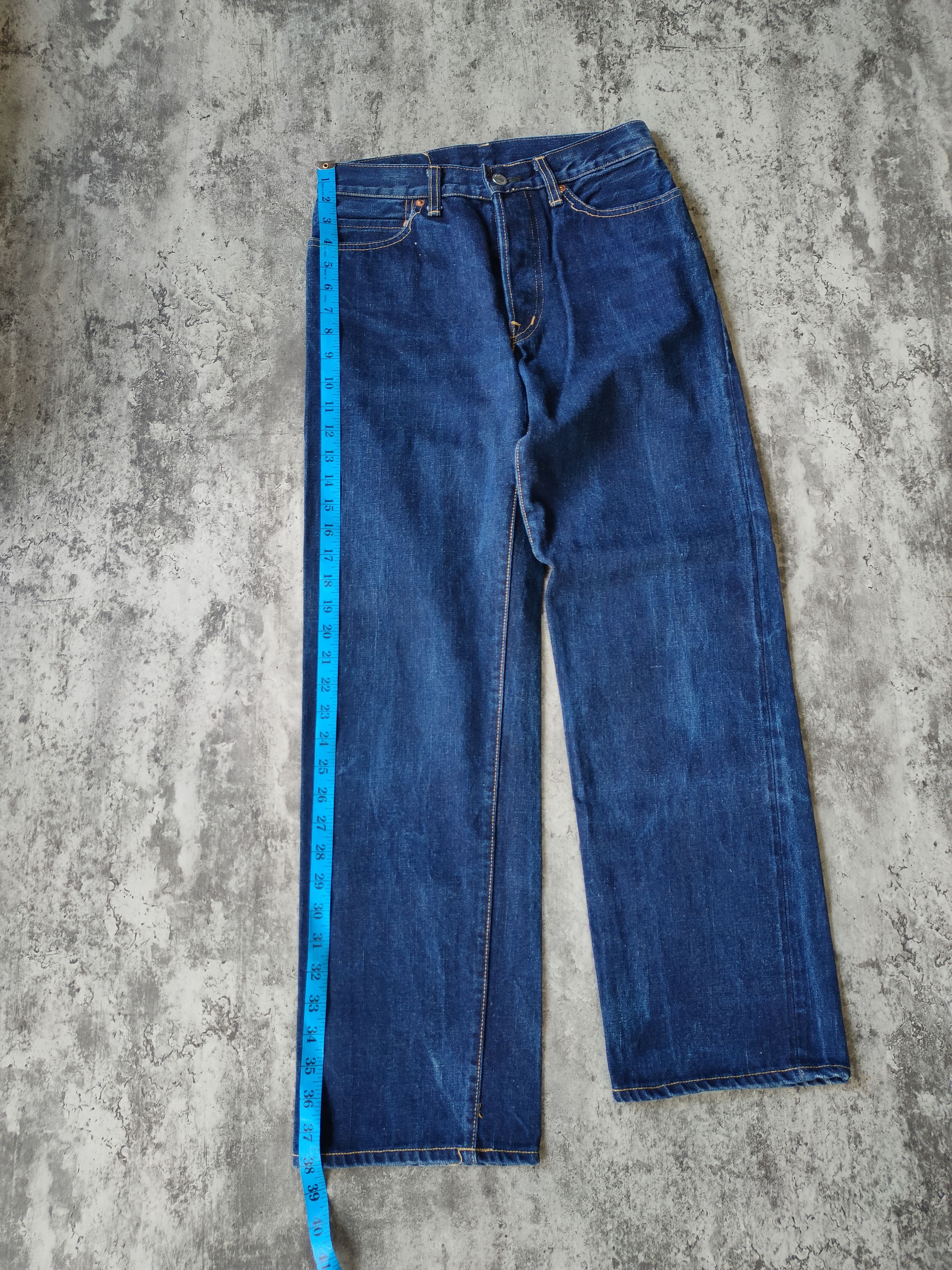 Blue Blue Japan × HOLLYWOOD RANCH MARKET × Japanese Brand HR Market Jeans Red Selvedge Size US 28 / EU 44 - 17 Thumbnail