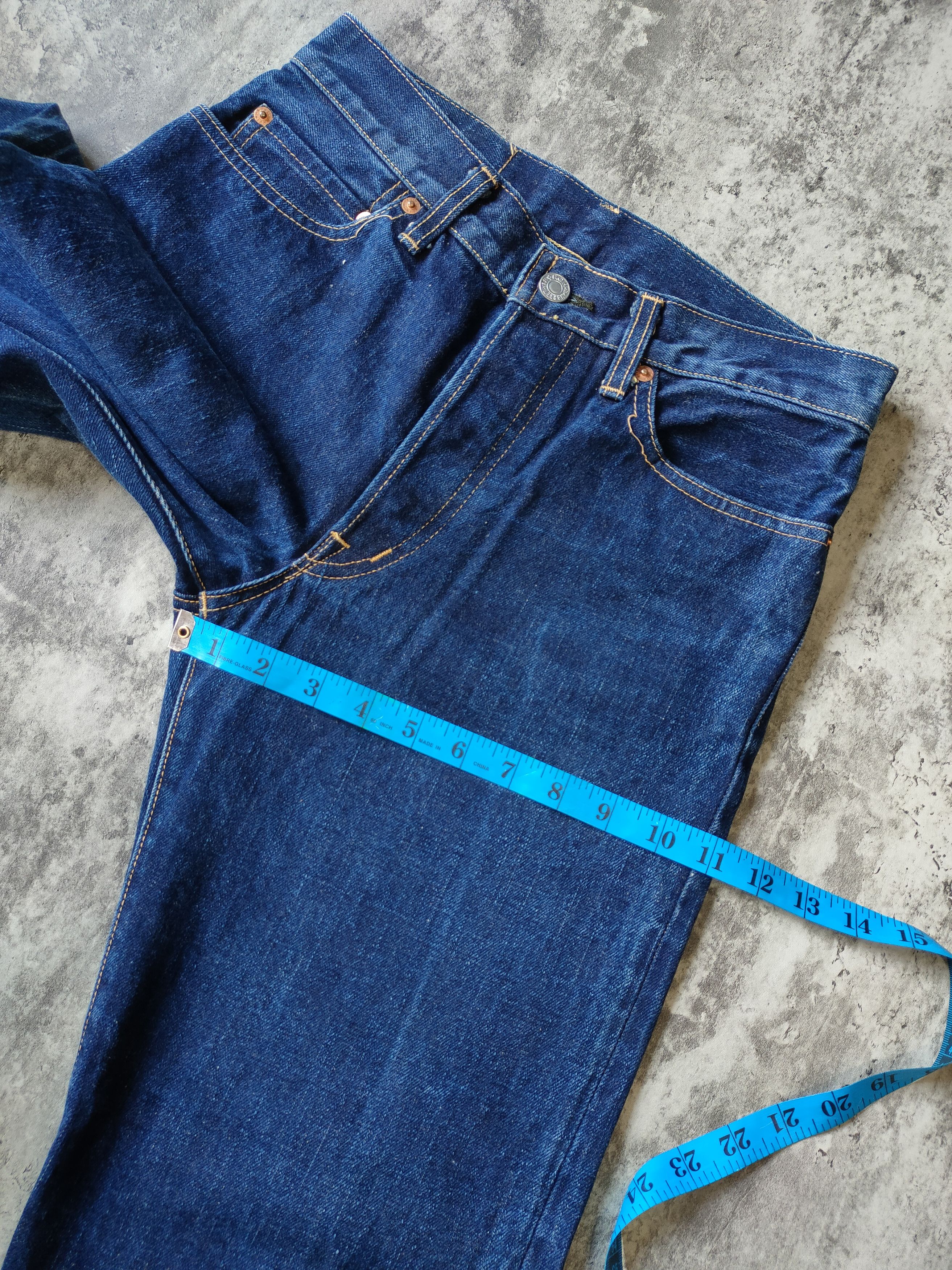 Blue Blue Japan × HOLLYWOOD RANCH MARKET × Japanese Brand HR Market Jeans Red Selvedge Size US 28 / EU 44 - 20 Thumbnail
