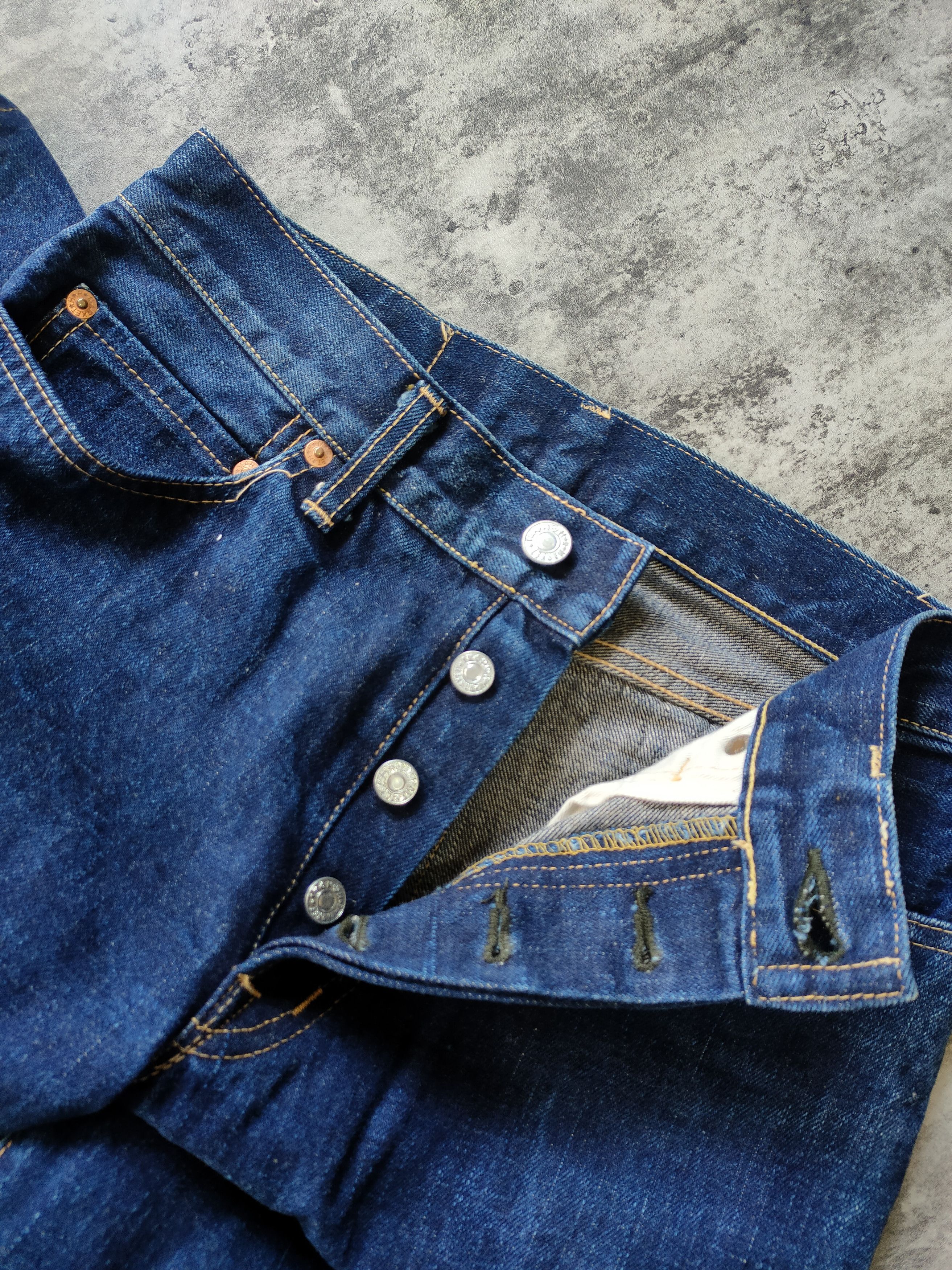 Blue Blue Japan × HOLLYWOOD RANCH MARKET × Japanese Brand HR Market Jeans Red Selvedge Size US 28 / EU 44 - 13 Thumbnail