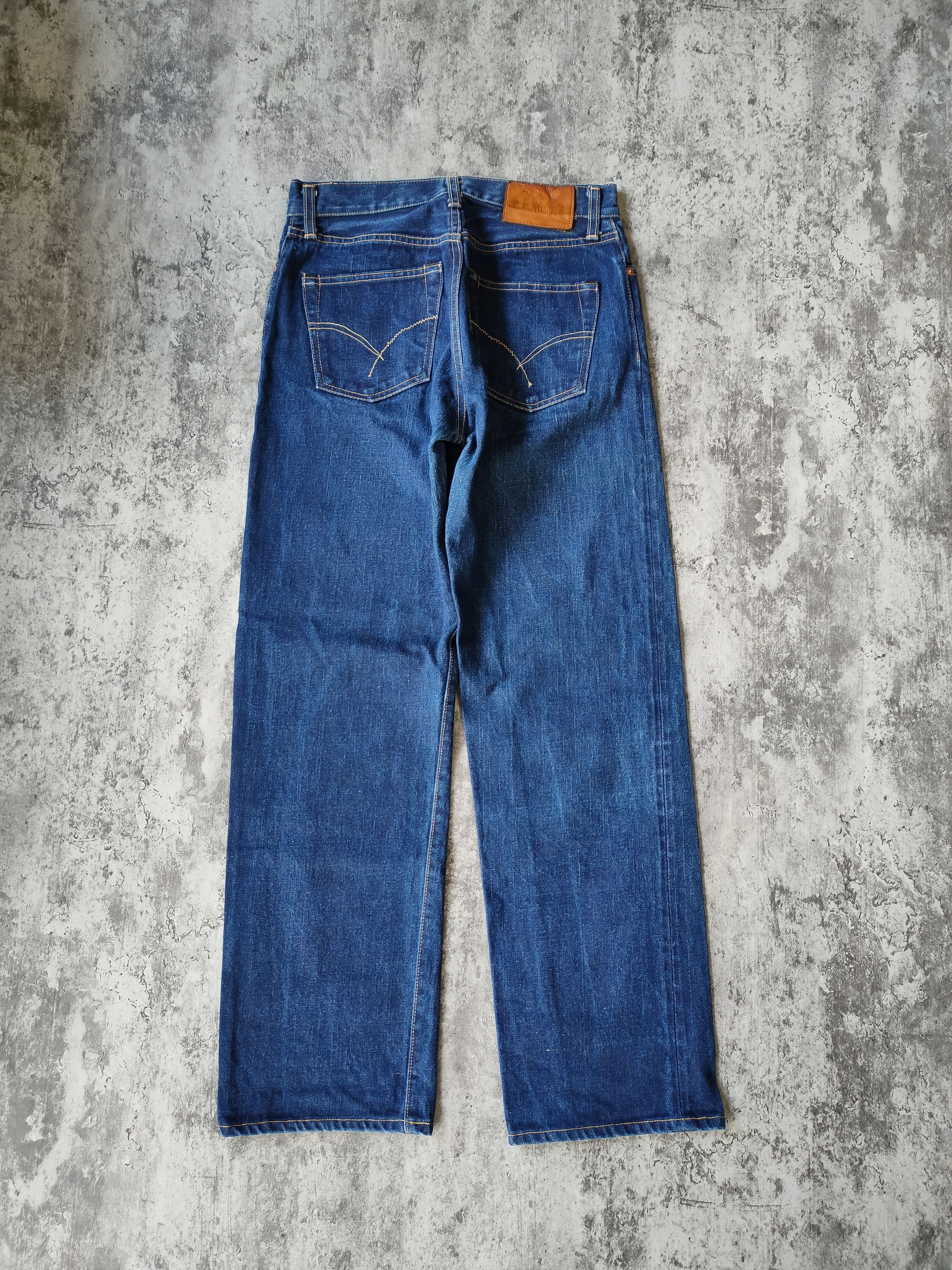 Blue Blue Japan × HOLLYWOOD RANCH MARKET × Japanese Brand HR Market Jeans Red Selvedge Size US 28 / EU 44 - 2 Thumbnail