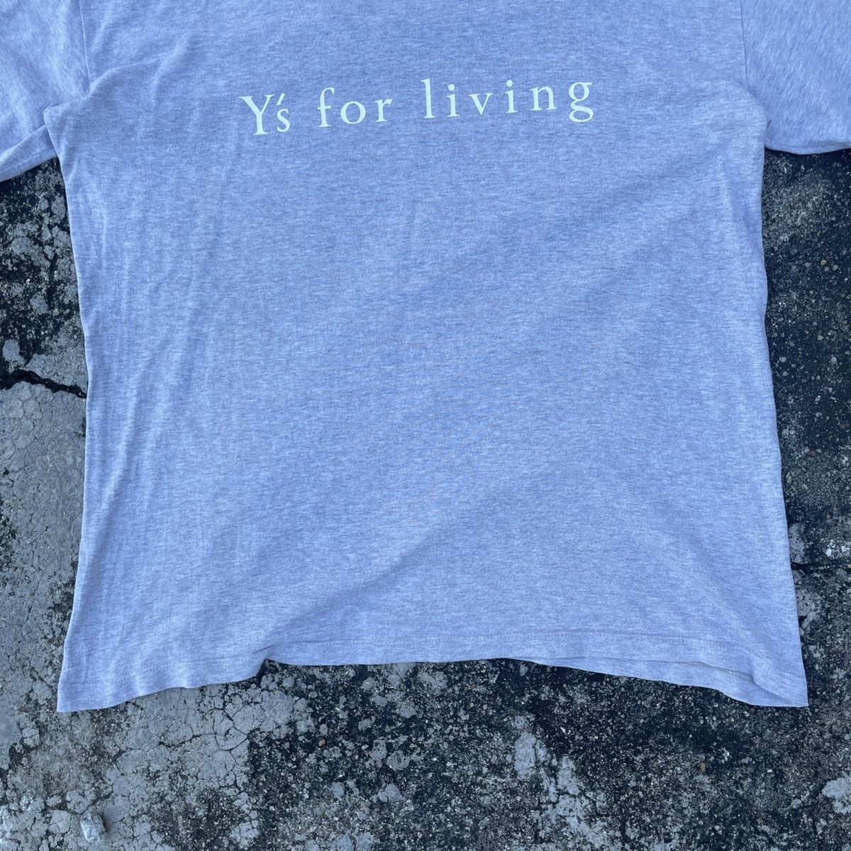 Yohji Yamamoto Vintage Yohji Yamamoto Y’s For Living Tee Size US L / EU 52-54 / 3 - 4 Thumbnail