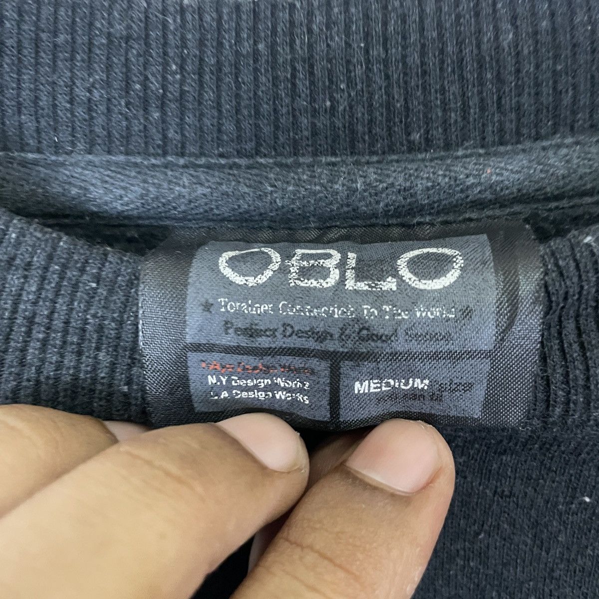 Other Vintage Oblo Big Logo Skulls Sweatshirt Size US M / EU 48-50 / 2 - 5 Thumbnail