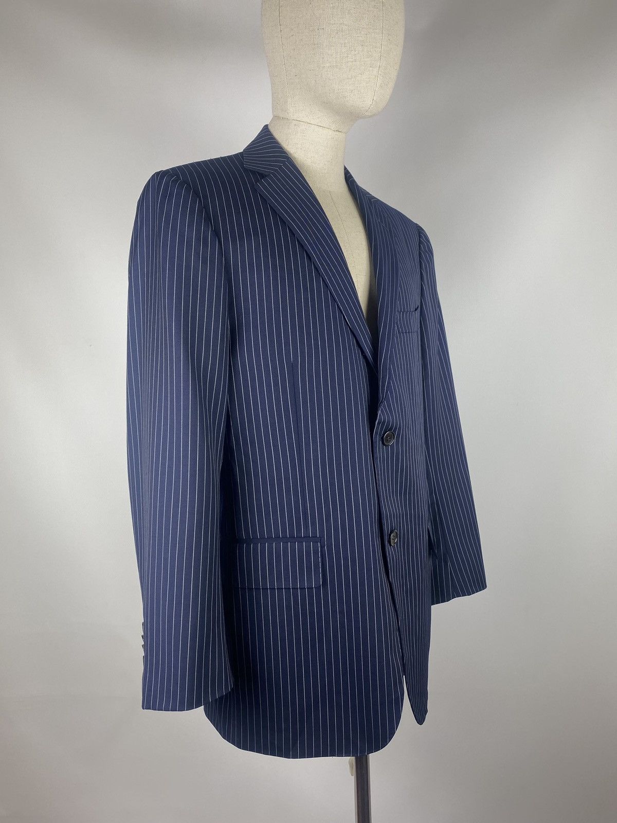 Suitsupply Suitsupply men’s striped wool blazer jacket sport coat Size 40S - 3 Thumbnail
