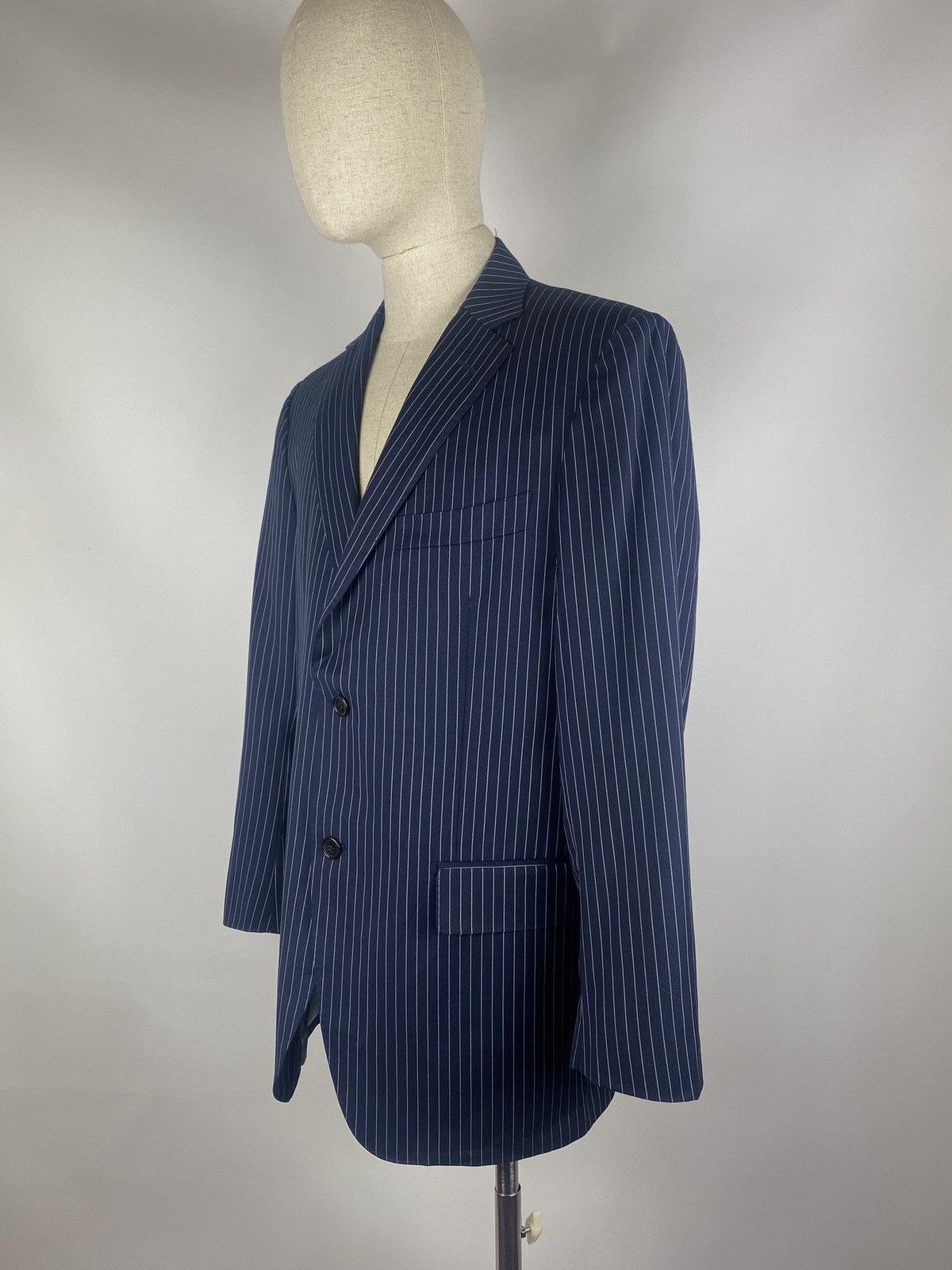 Suitsupply Suitsupply men’s striped wool blazer jacket sport coat Size 40S - 4 Thumbnail
