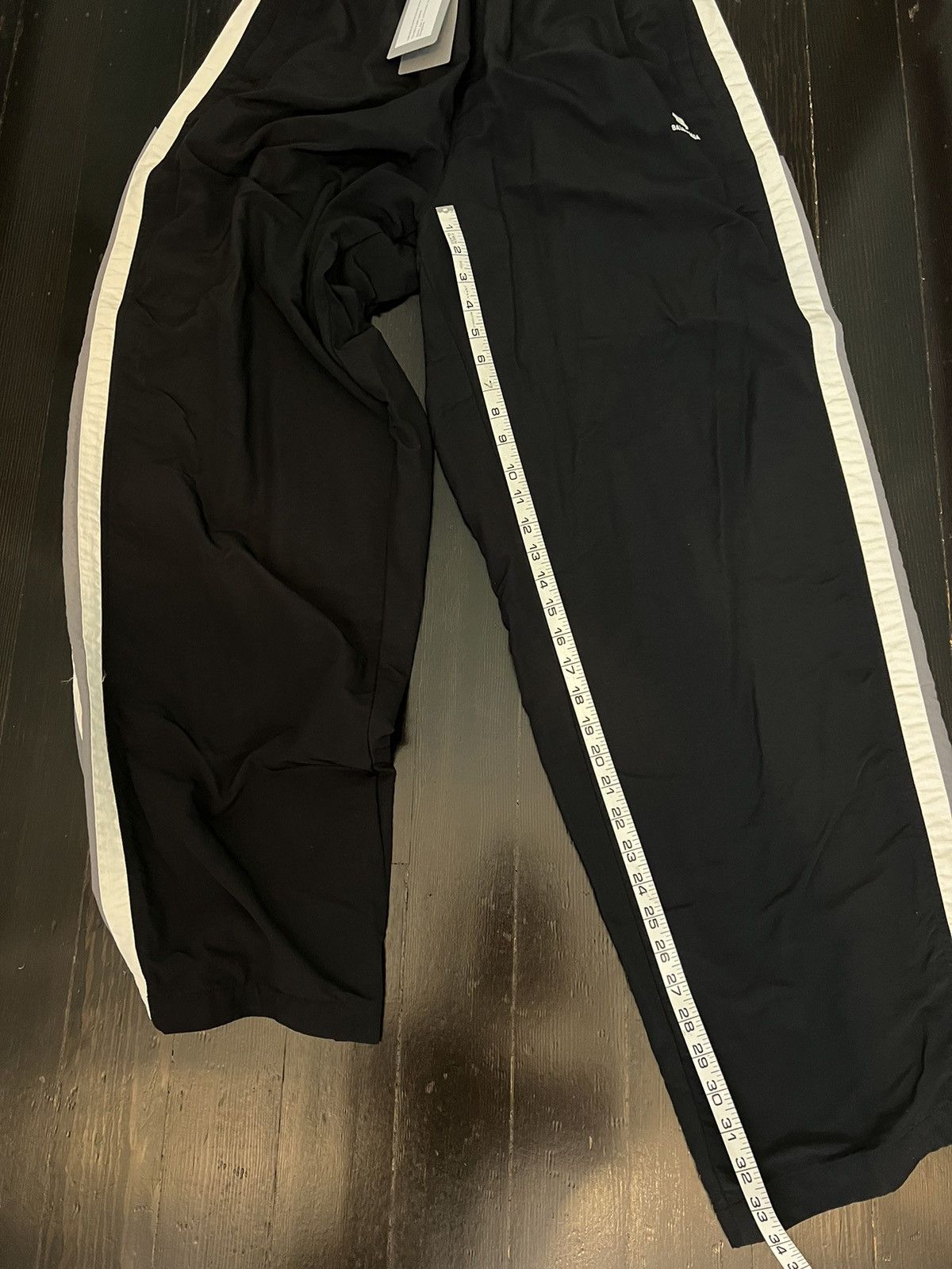 image of Balenciaga Sporty B Oversized Unisex Jogger Small/36 in Black, Men's