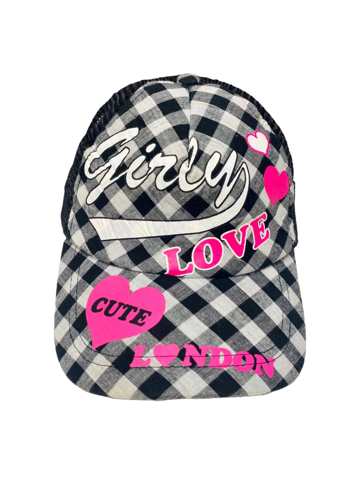 Japanese Brand × Vintage 2000s Girly Love London Trucker Hat Size ONE SIZE - 2 Thumbnail