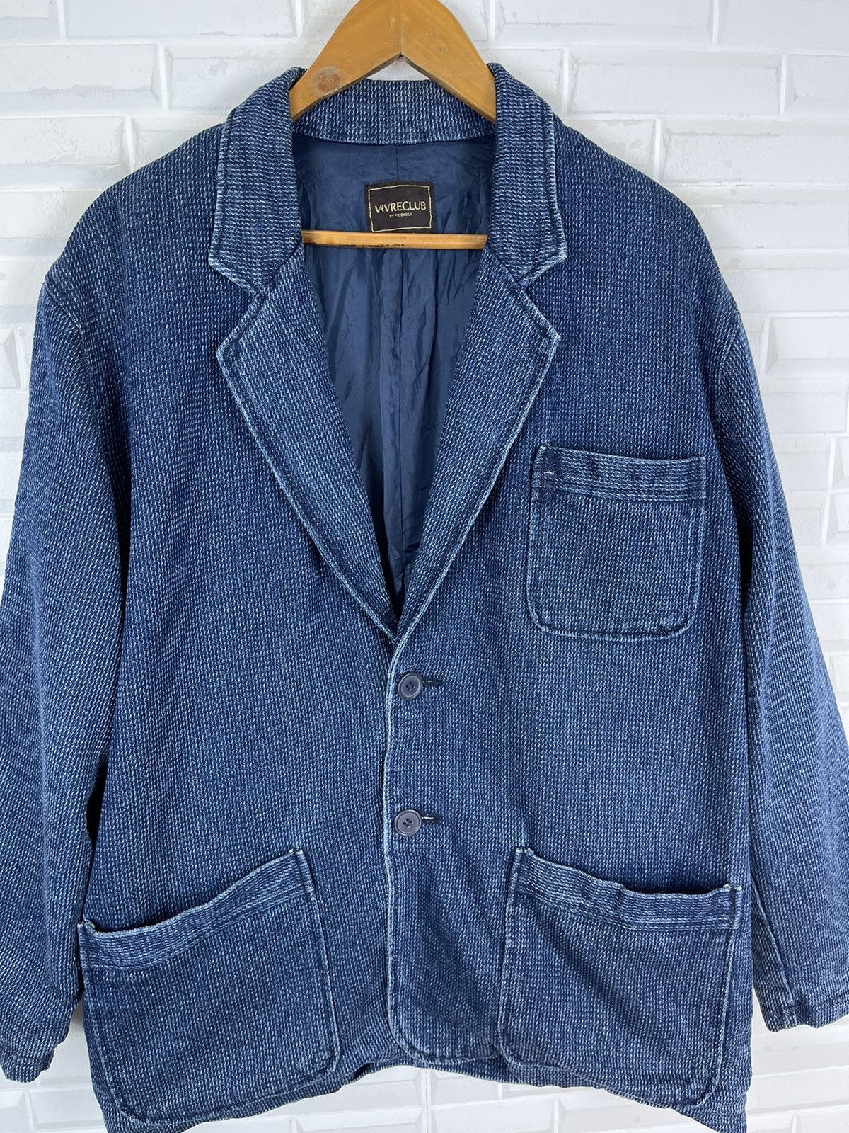 Indigo PURE BLUE DYED INDIGO JAPANESE DYED JACKET Size US M / EU 48-50 / 2 - 5 Thumbnail