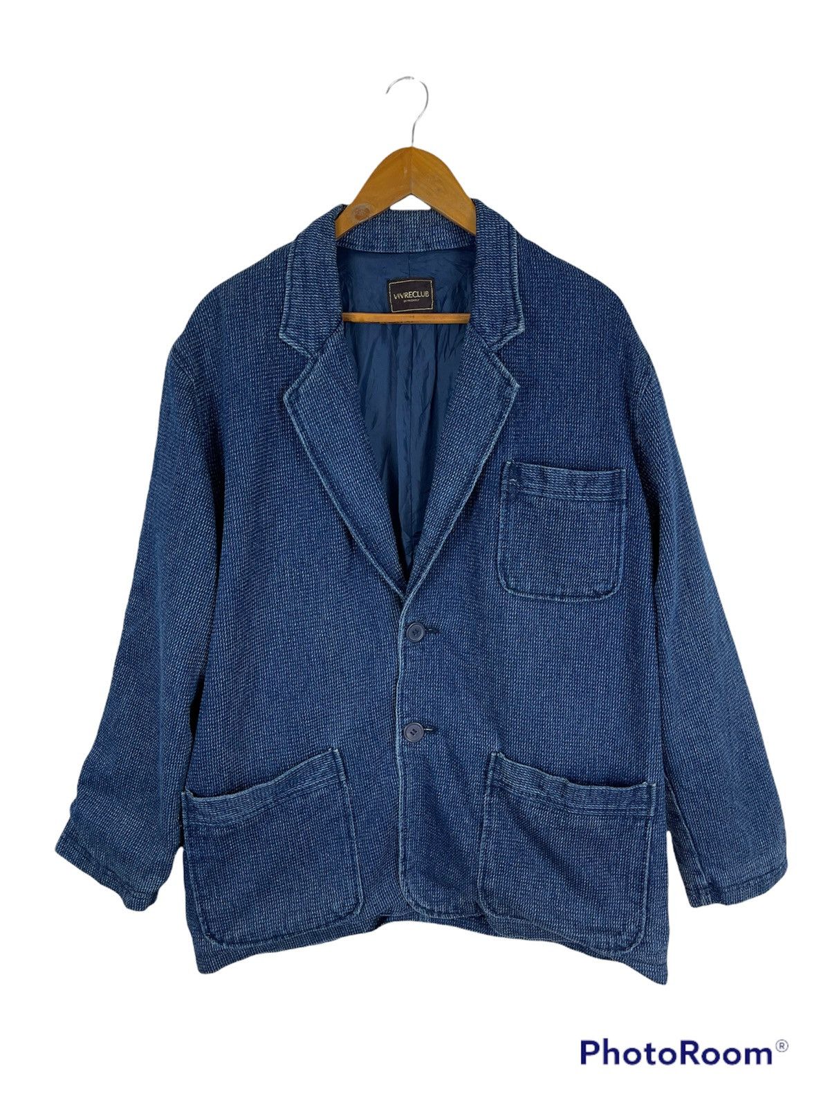 Indigo PURE BLUE DYED INDIGO JAPANESE DYED JACKET Size US M / EU 48-50 / 2 - 1 Thumbnail