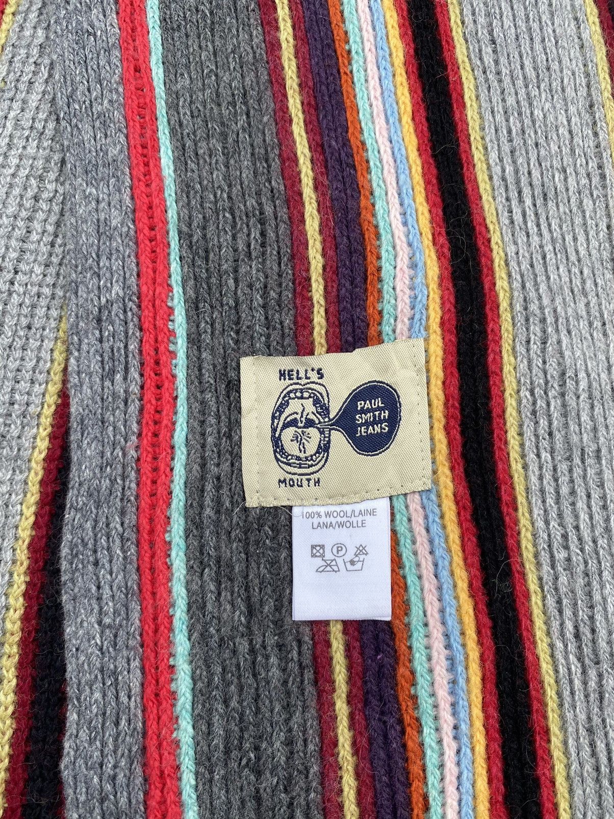 Paul Smith × Paul Smith Red Ear Paul Smith Hell Mouth Muffler Size ONE SIZE - 3 Thumbnail