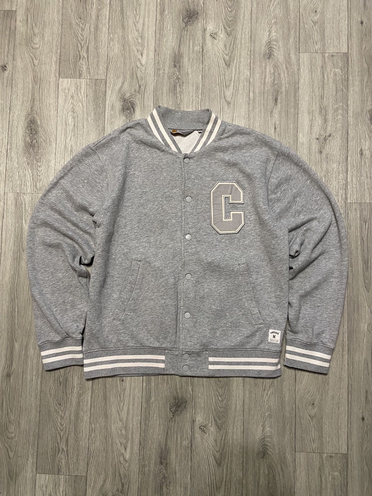 Carhartt × Carhartt Wip Vintage Carhartt 90s Varsity Sweat Bomber Cup Jacket M Size US M / EU 48-50 / 2 - 1 Thumbnail