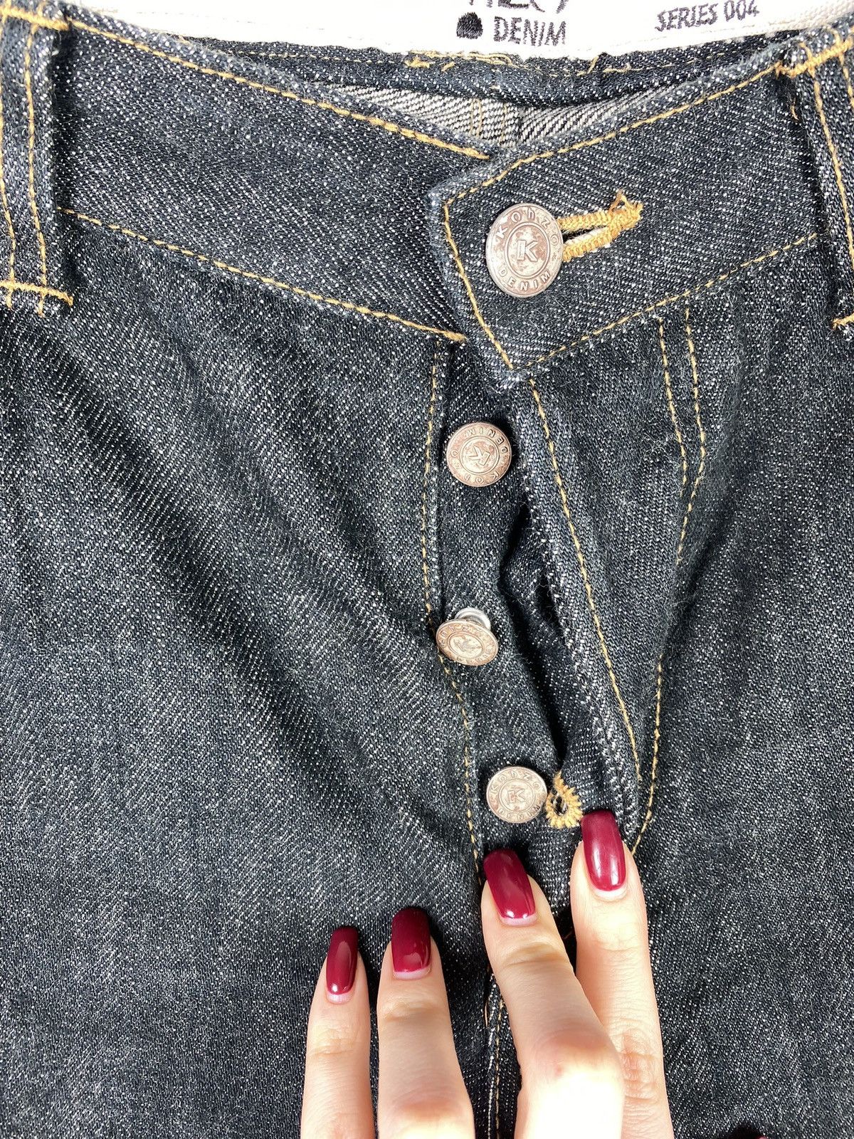 Designer × Japanese Brand Kohzo Japan men’s straight jeans series 004 size 31 x 34 Size US 31 - 7 Thumbnail