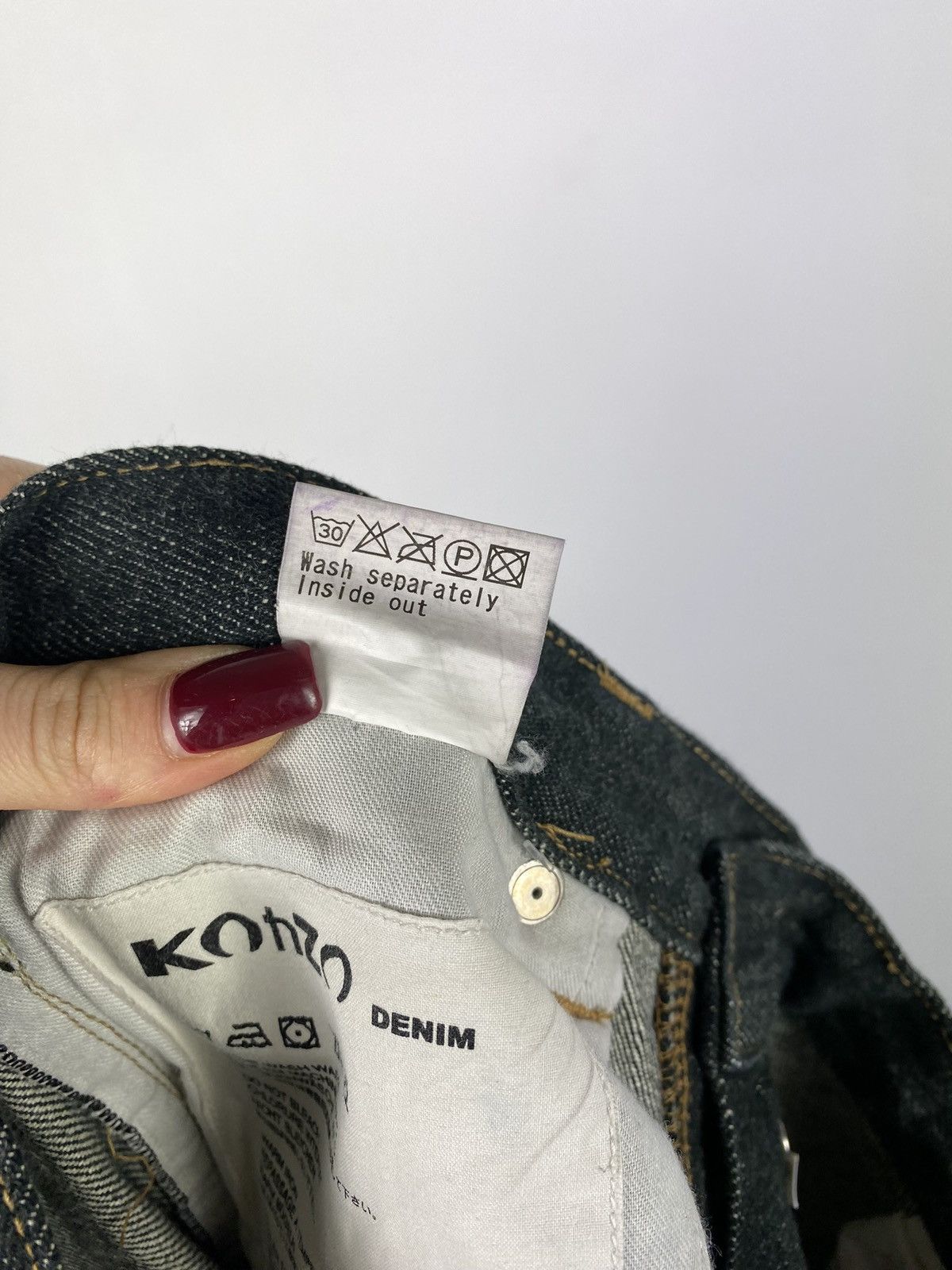 Designer × Japanese Brand Kohzo Japan men’s straight jeans series 004 size 31 x 34 Size US 31 - 16 Thumbnail