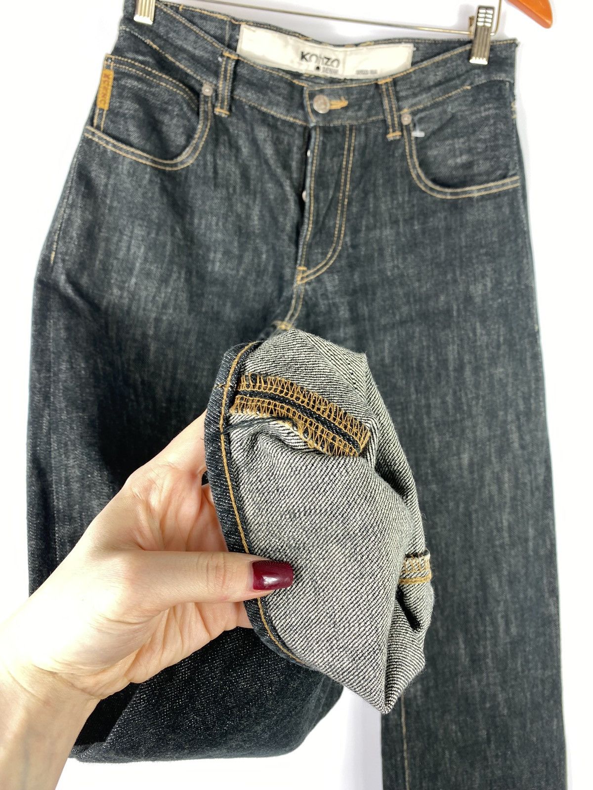 Designer × Japanese Brand Kohzo Japan men’s straight jeans series 004 size 31 x 34 Size US 31 - 8 Thumbnail