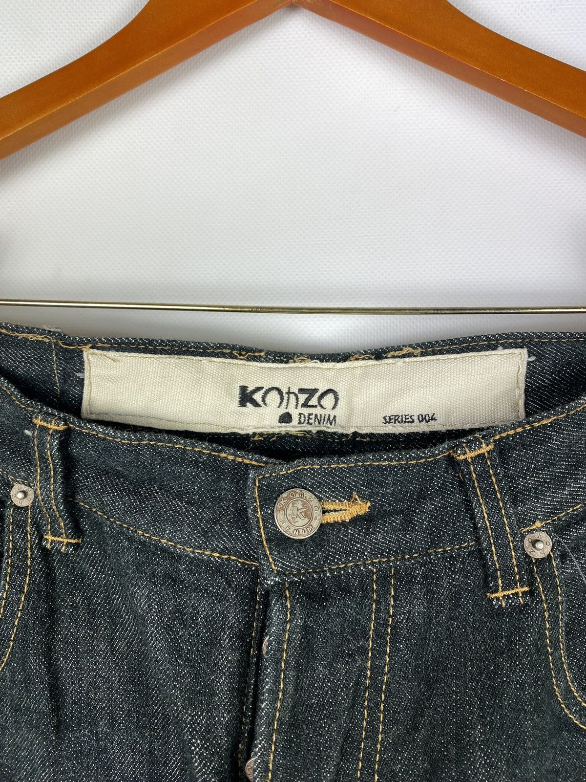 Designer × Japanese Brand Kohzo Japan men’s straight jeans series 004 size 31 x 34 Size US 31 - 6 Thumbnail