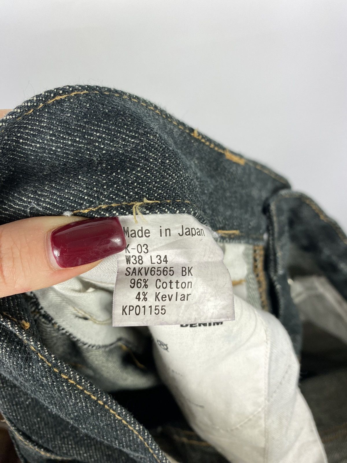 Designer × Japanese Brand Kohzo Japan men’s straight jeans series 004 size 31 x 34 Size US 31 - 17 Thumbnail