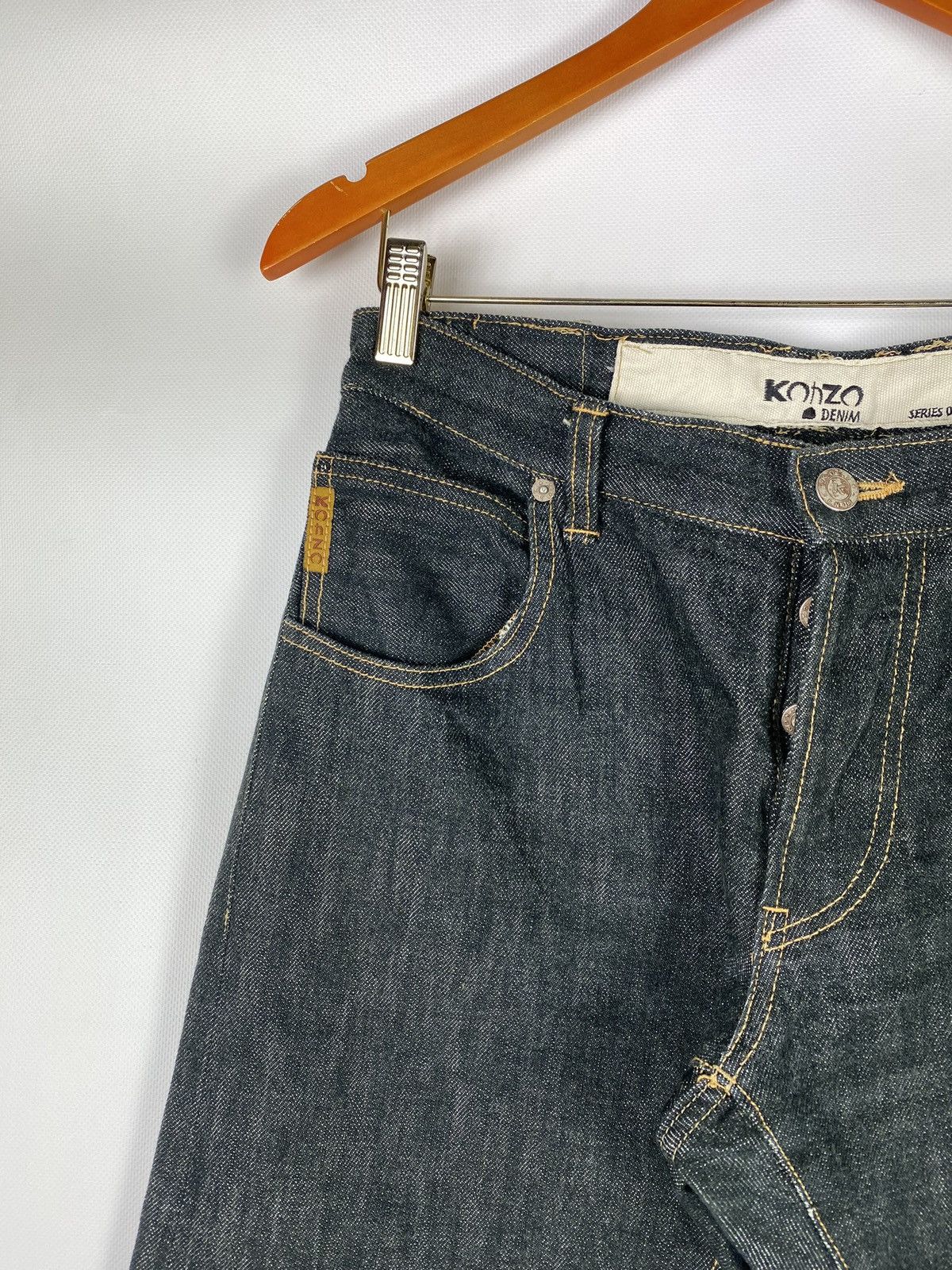 Designer × Japanese Brand Kohzo Japan men’s straight jeans series 004 size 31 x 34 Size US 31 - 4 Thumbnail