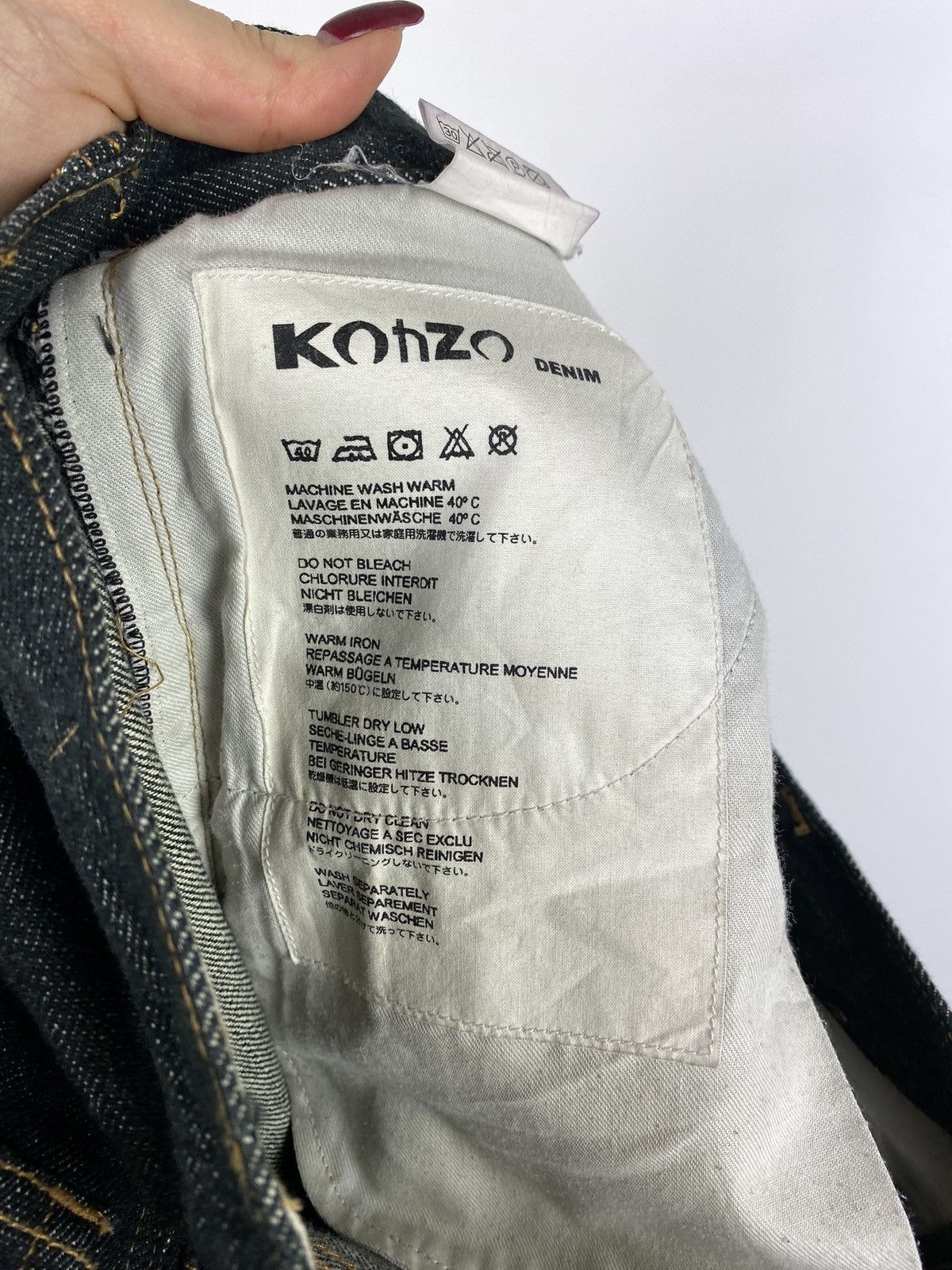 Designer × Japanese Brand Kohzo Japan men’s straight jeans series 004 size 31 x 34 Size US 31 - 14 Thumbnail