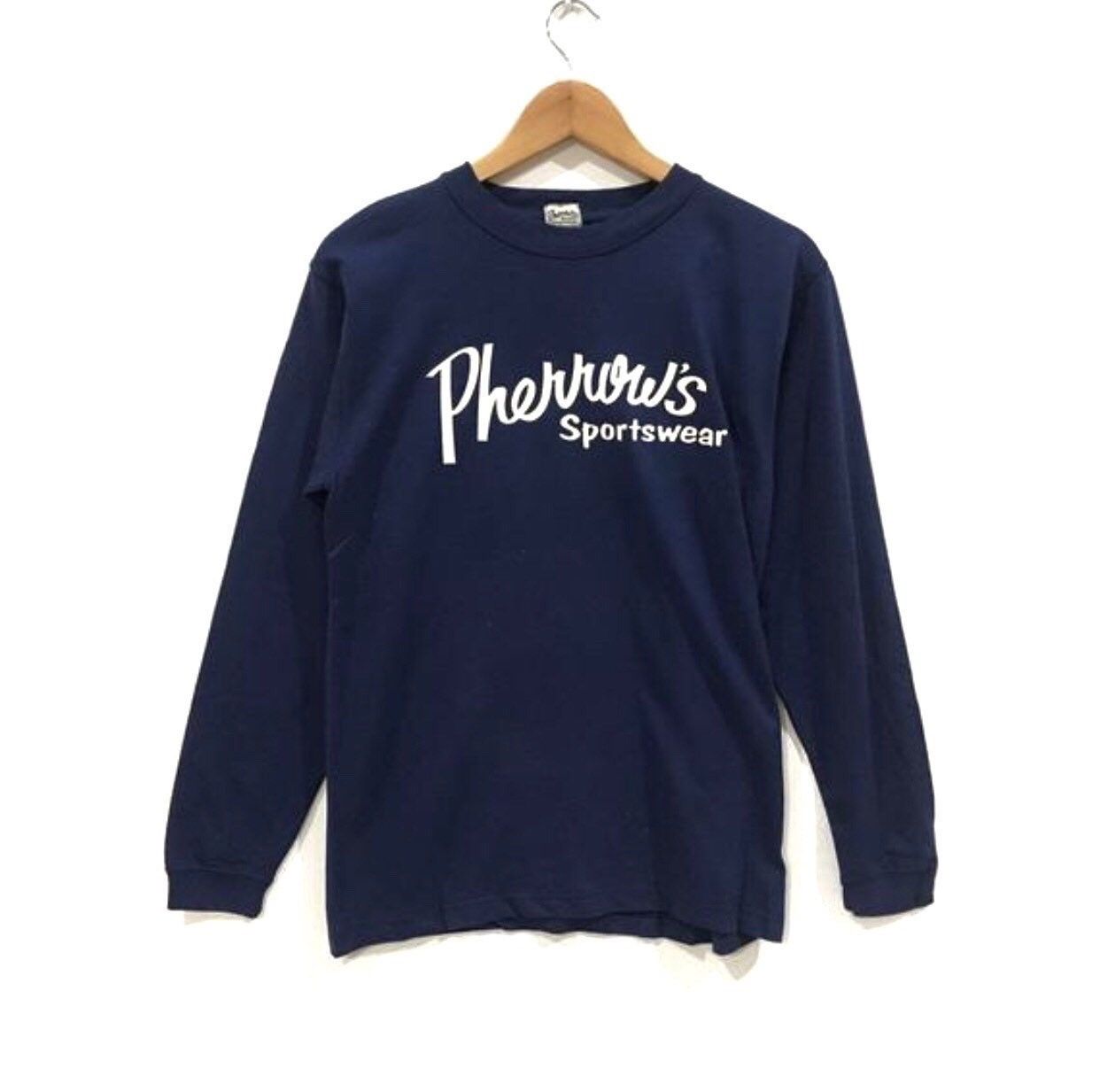 image of Pherrows Sportswear Jumper Pullover Sweatshirt in Blue, Men's (Size Medium)