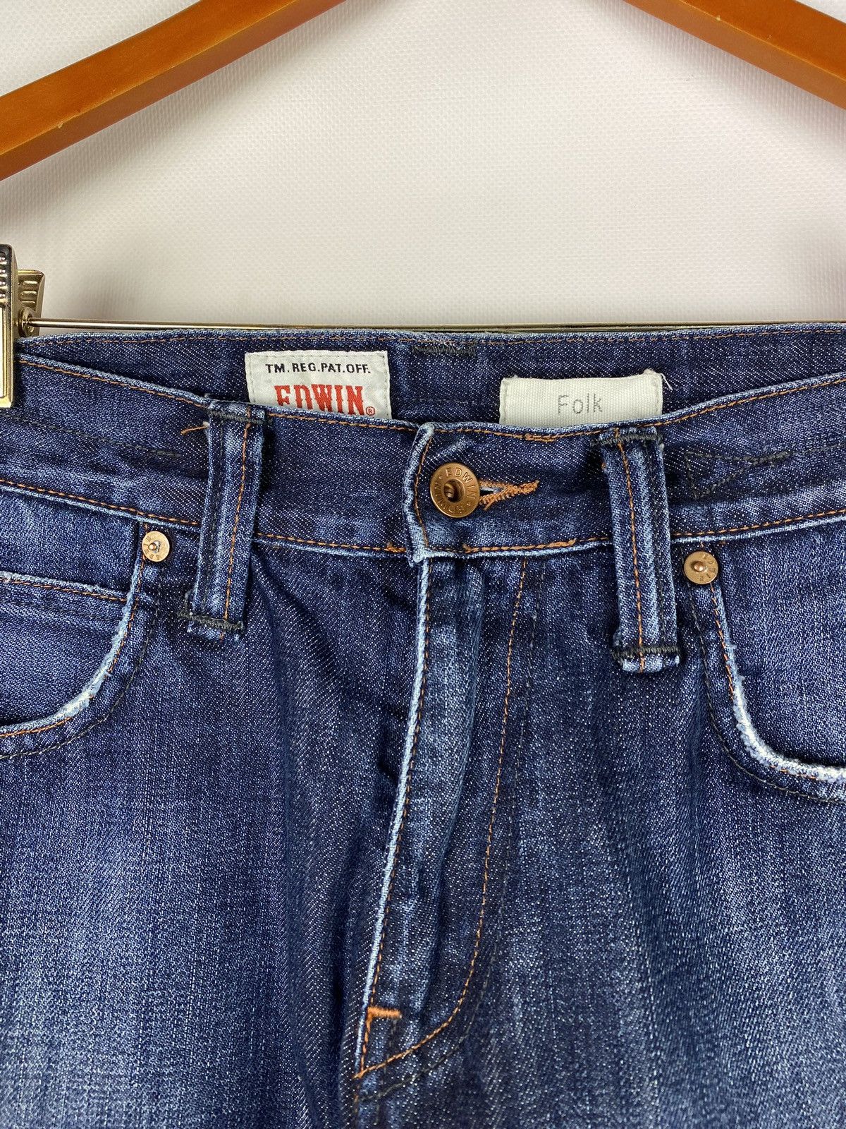 Edwin × Folk Folk x Edwin EF-62 Regular men’s jeans size 32 x 34 Size US 32 / EU 48 - 6 Thumbnail