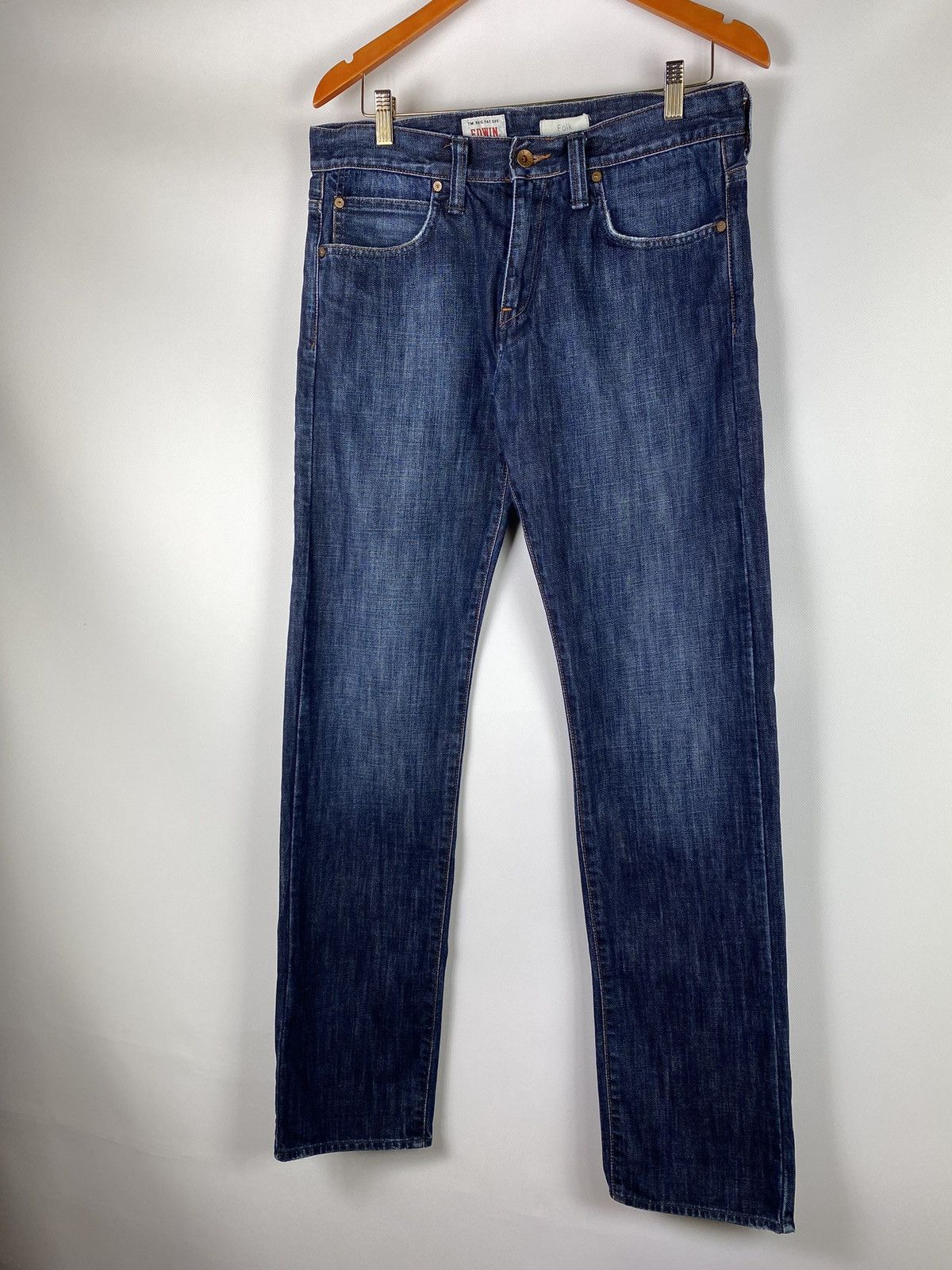 Edwin × Folk Folk x Edwin EF-62 Regular men’s jeans size 32 x 34 Size US 32 / EU 48 - 3 Thumbnail