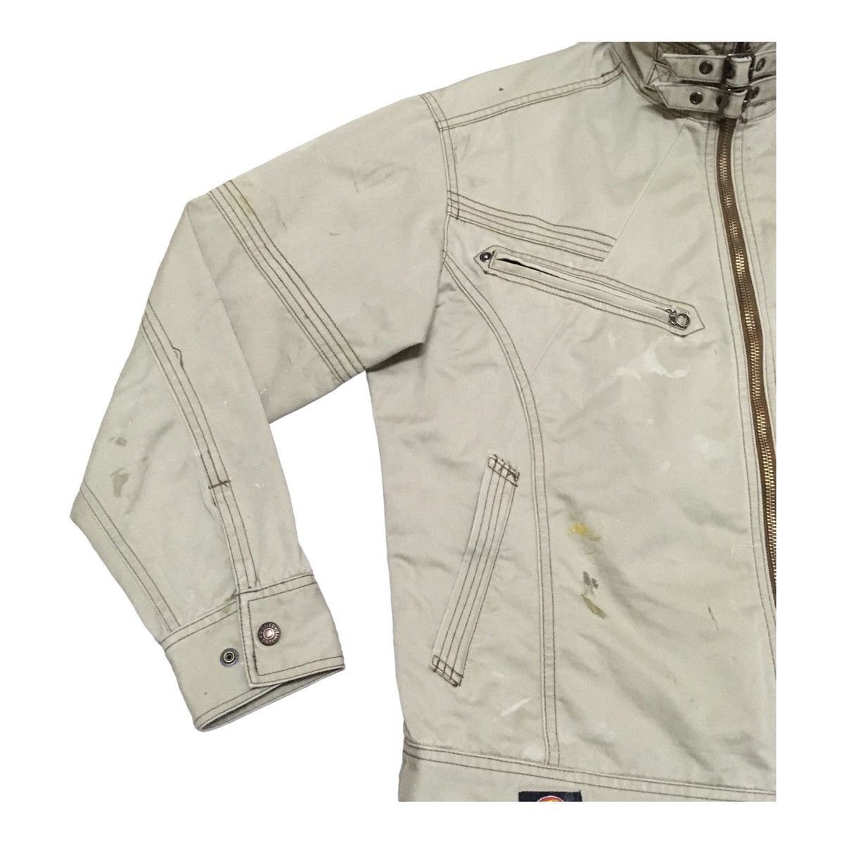 Bomber Jacket Vintage Dickies Leather Dickies Motorcycle Clothing