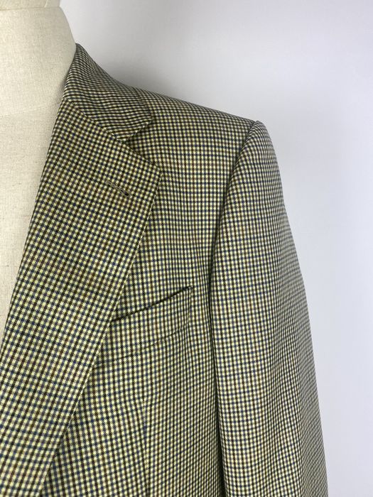 Vintage Burberrys vintage men wool checked blazer jacket sport coat ...