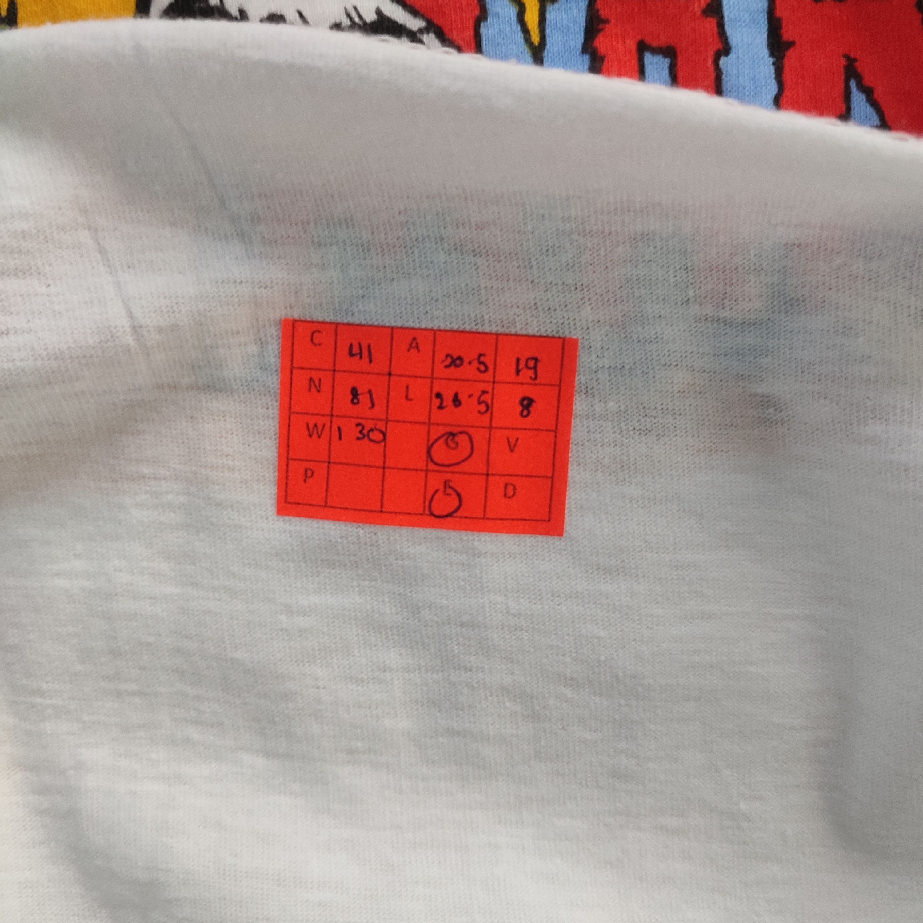 Vintage DEVIL MAN Cartoon Comics Vintage 90's Tshirt Size US M / EU 48-50 / 2 - 5 Thumbnail