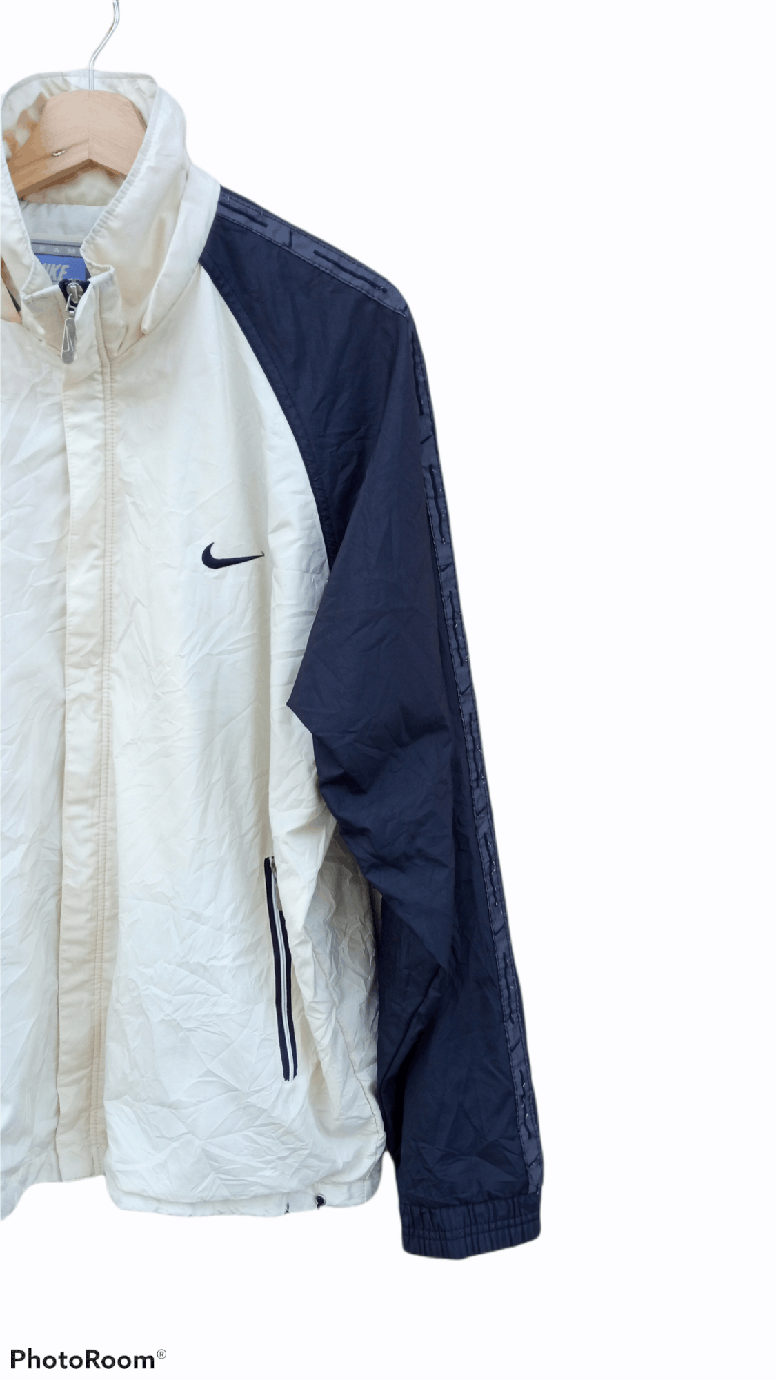 Nike × Vintage 🔥🔥Nike Swoosh Small Logo Jacket Size US XL / EU 56 / 4 - 4 Thumbnail