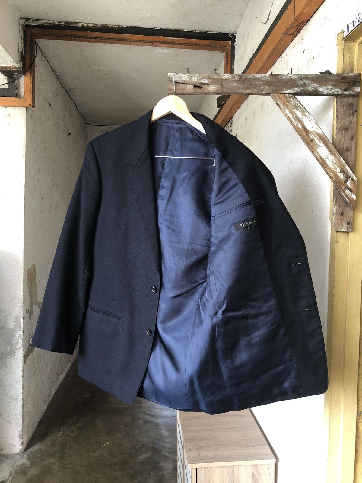 Yohji Yamamoto Y's For Men Yohji Yamamoto Oversized Single Breasted Blazers Size US S / EU 44-46 / 1 - 6 Thumbnail