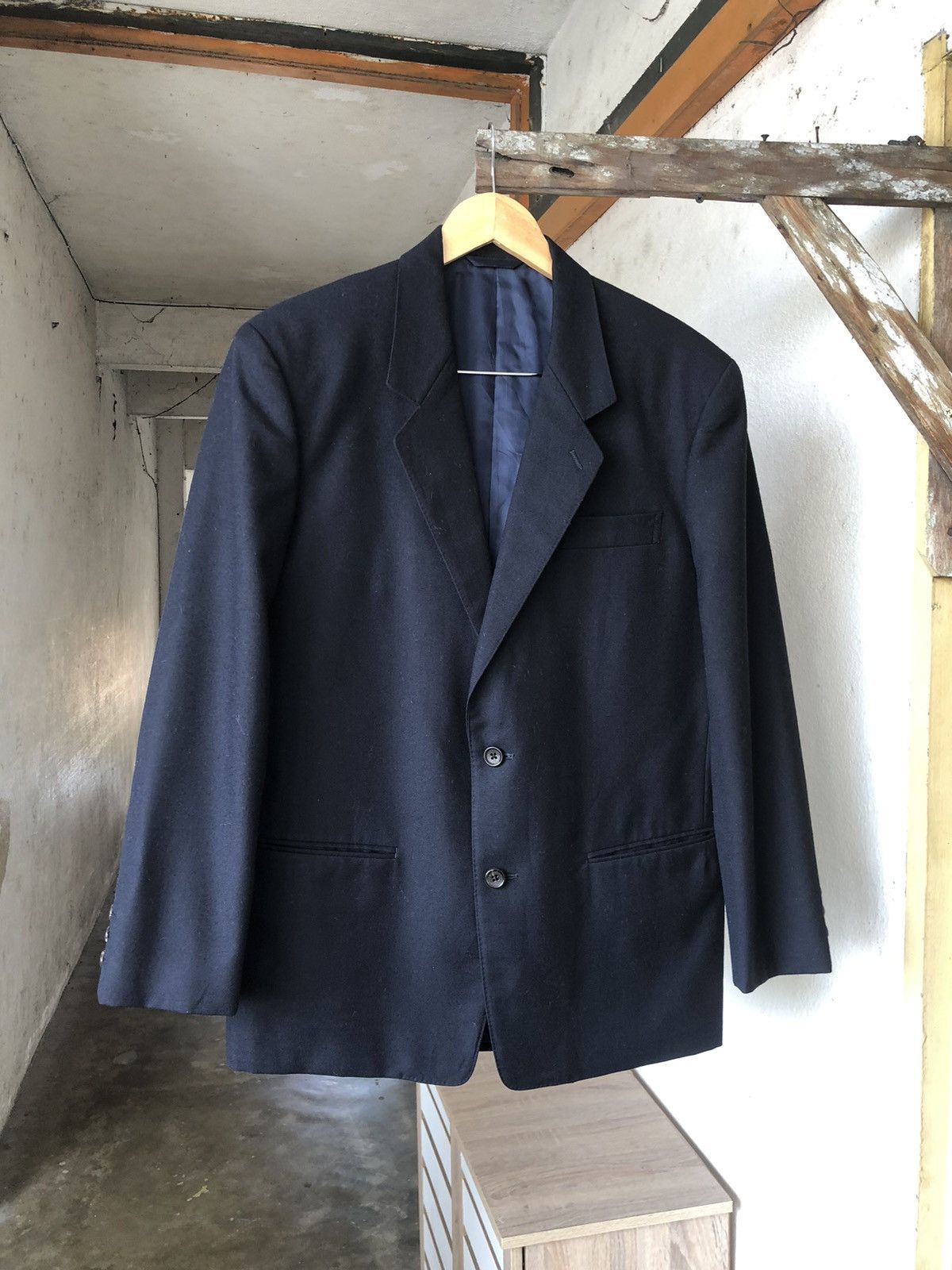 Yohji Yamamoto Y's For Men Yohji Yamamoto Oversized Single Breasted Blazers Size US S / EU 44-46 / 1 - 9 Thumbnail