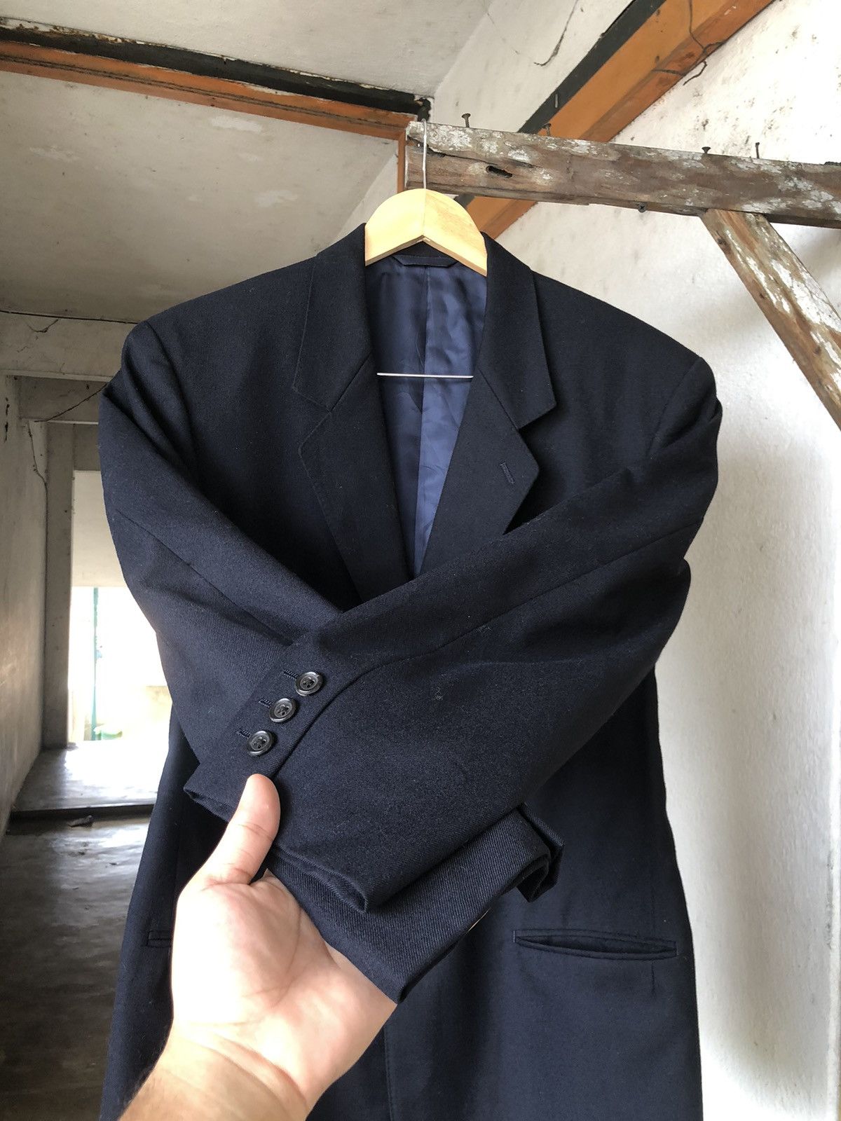 Yohji Yamamoto Y's For Men Yohji Yamamoto Oversized Single Breasted Blazers Size US S / EU 44-46 / 1 - 16 Thumbnail