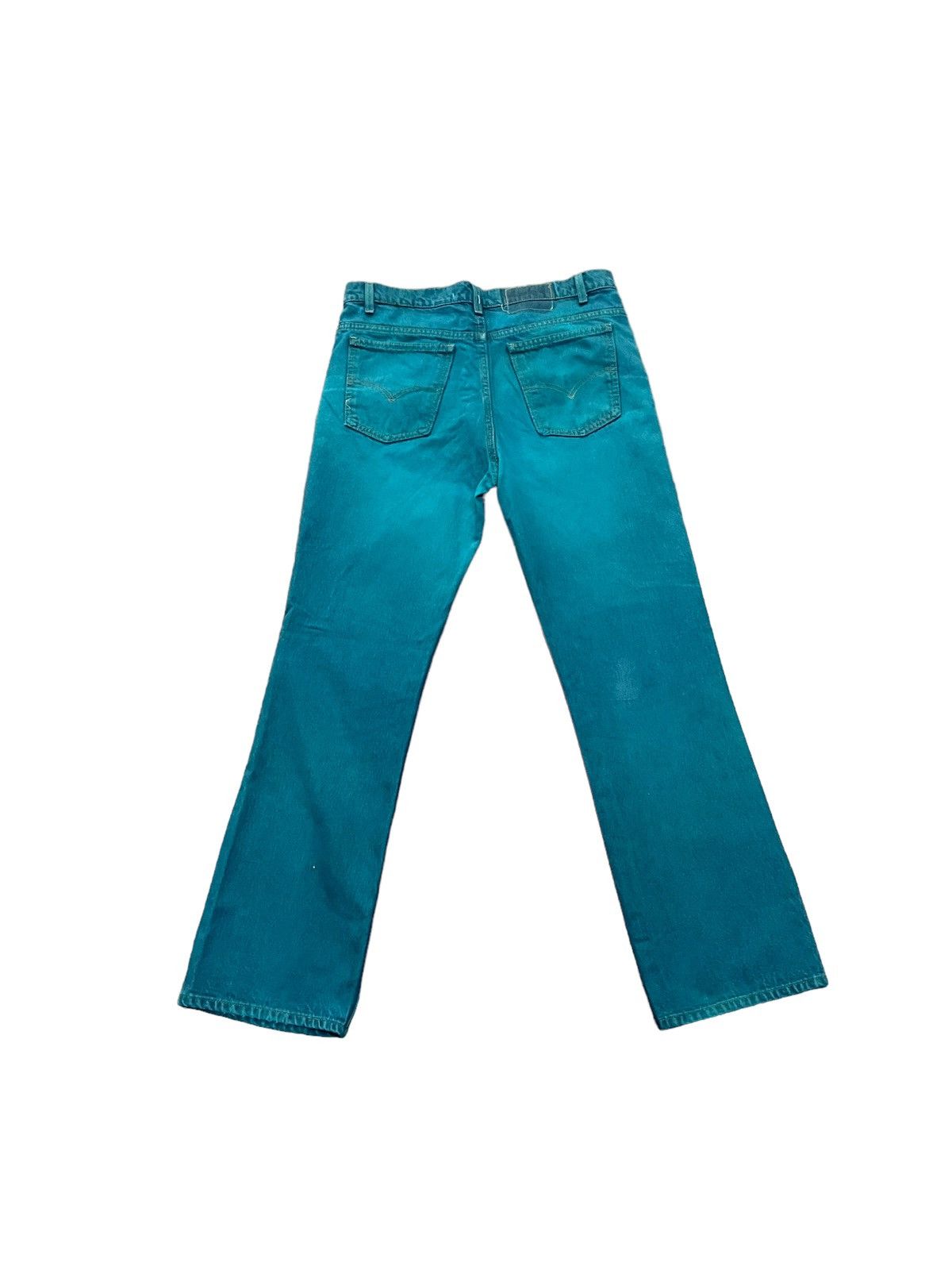 Japanese Brand × Levi's Vintage Levis x High Light Cavalet Green Denim Size US 35 - 8 Thumbnail