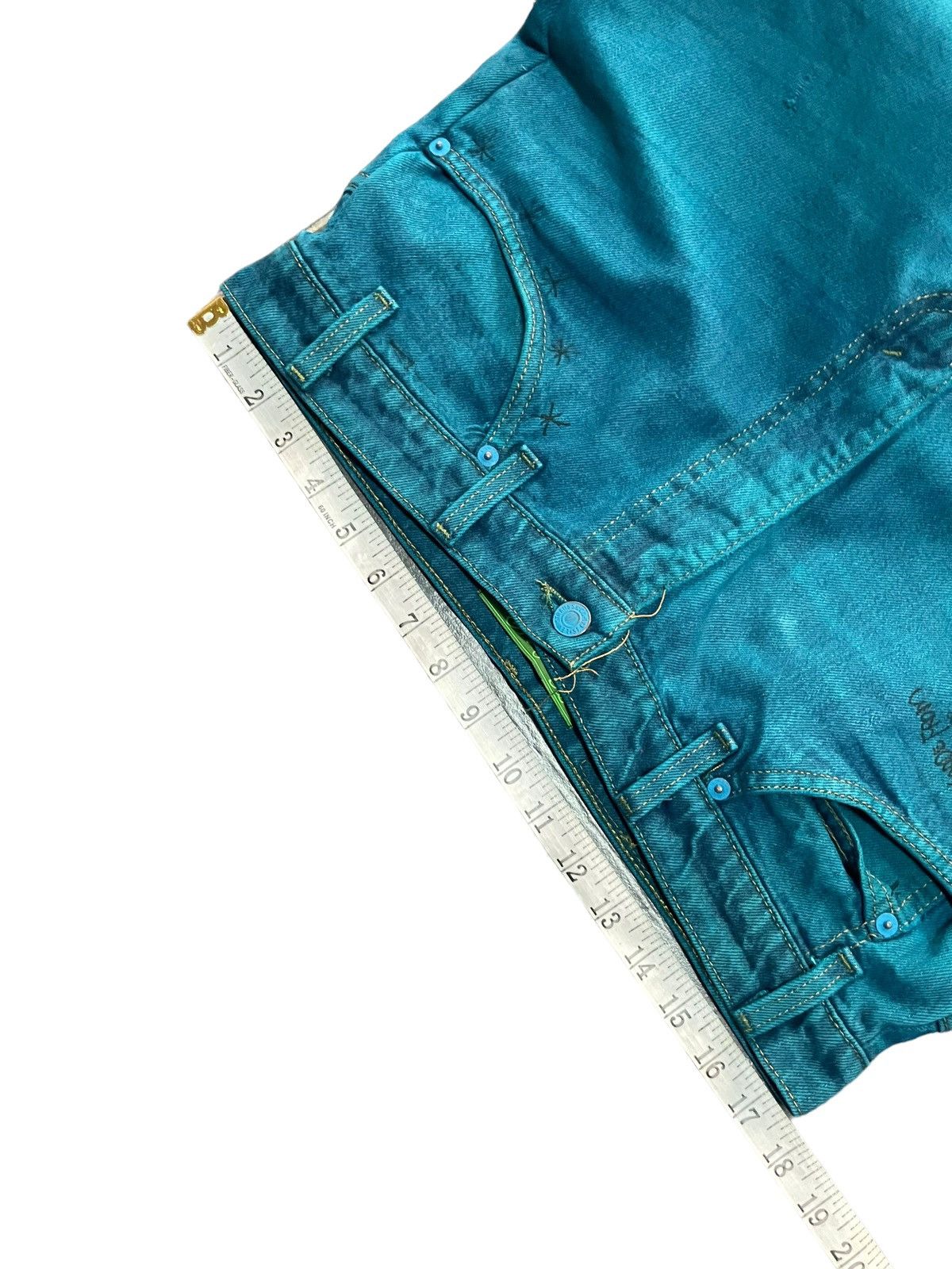 Japanese Brand × Levi's Vintage Levis x High Light Cavalet Green Denim Size US 35 - 22 Thumbnail